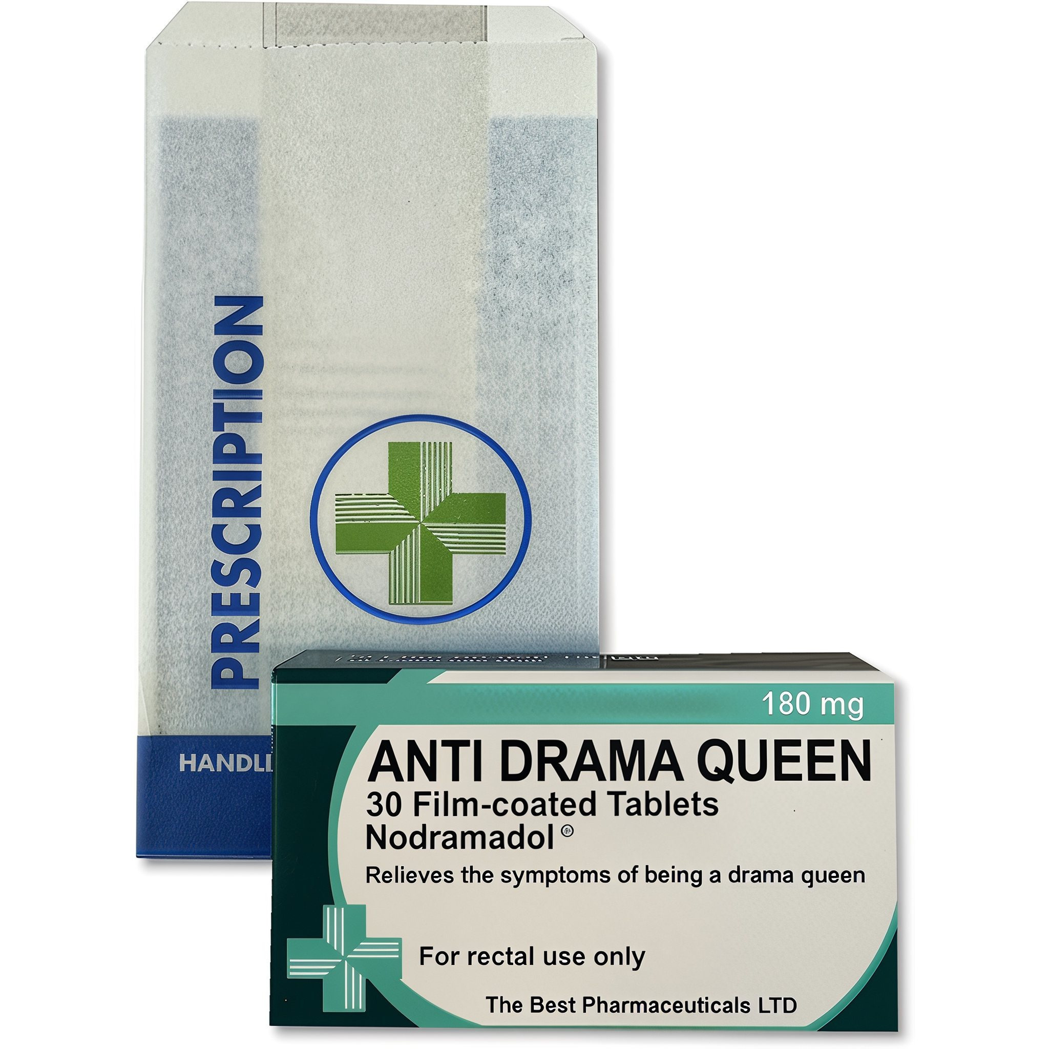 TEMU Queen Novelty Joke Pill Tablet Box - Rude Christmas Stocking Filler/birthday Gift - Silly Present For Husband Wife Or Partner