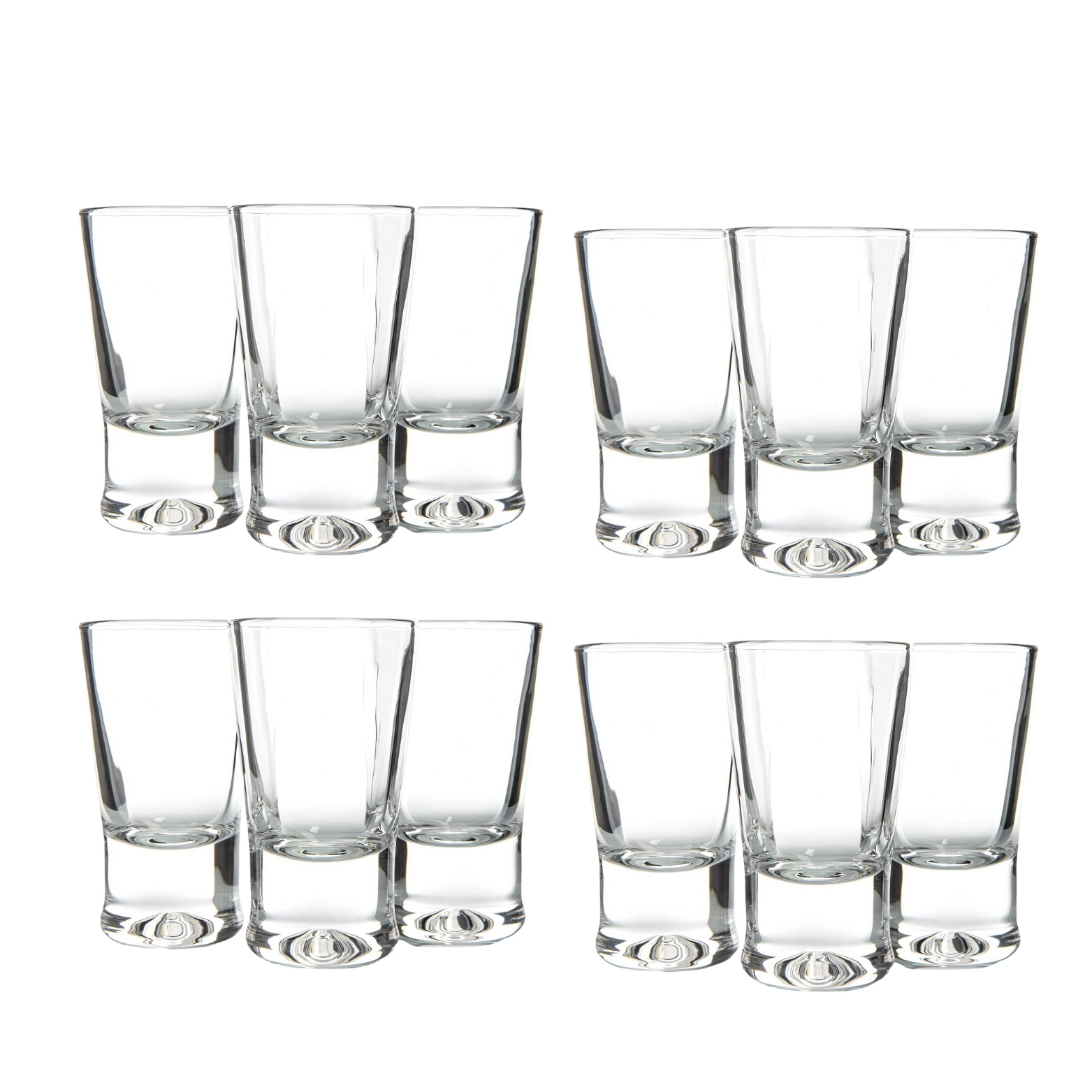TEMU 12 Shot Glasses 2cl And Dishwasher Safe
