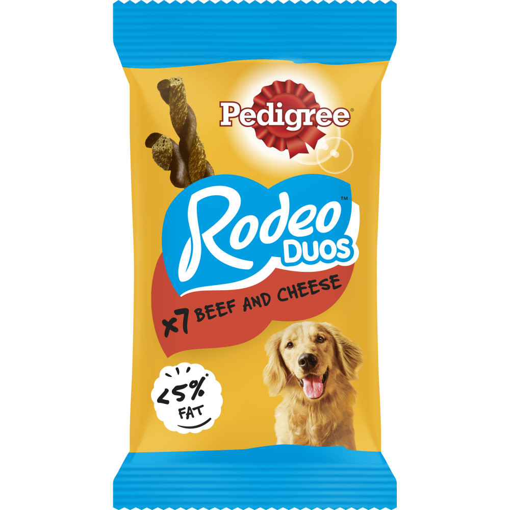 TEMU 140 Pedigree Rodeo Dog Treats Beef & Chews (20x123g)