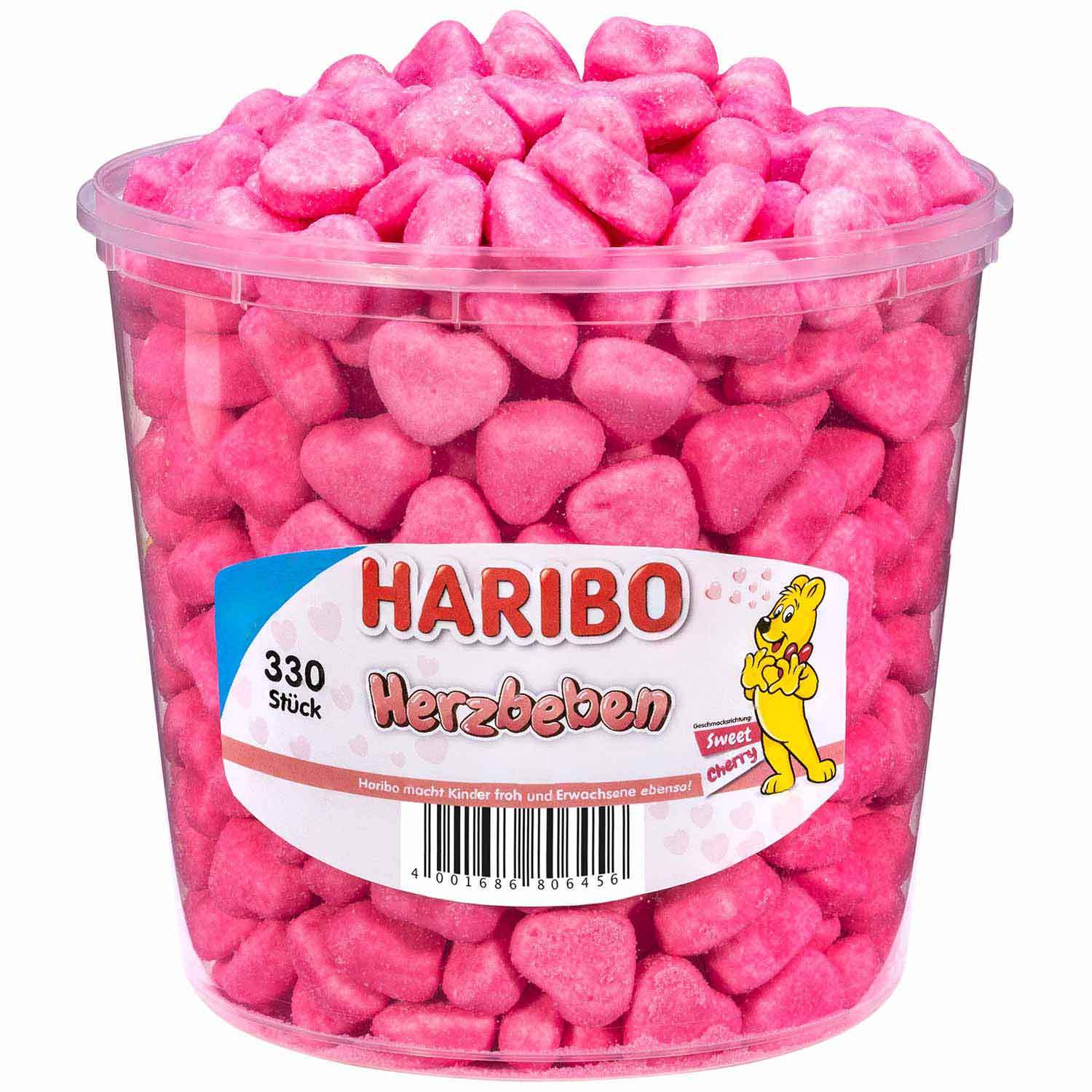 Haribo Heart Throbs 330pcs 1200g