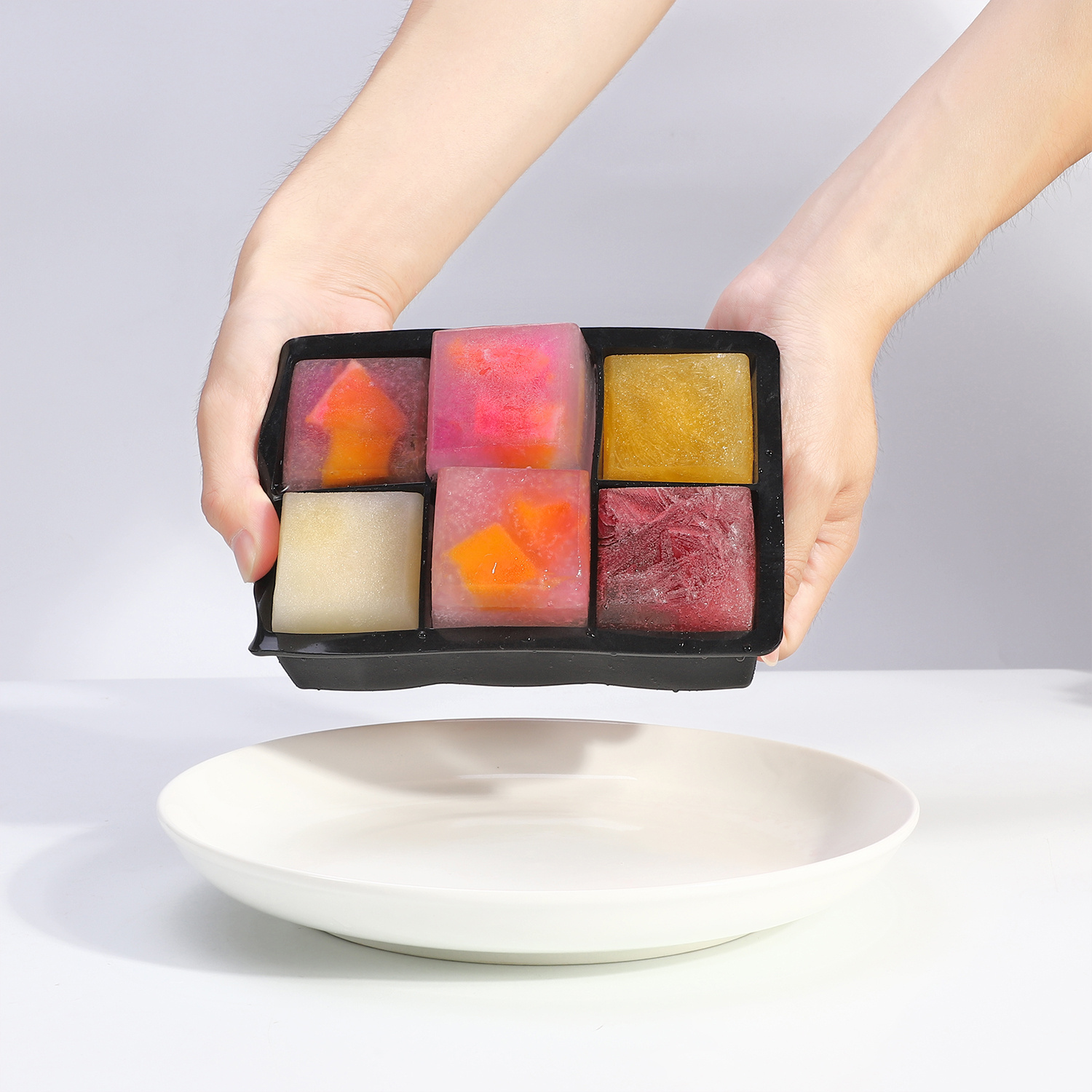 3 Pack Ice Tray with Removable Lid