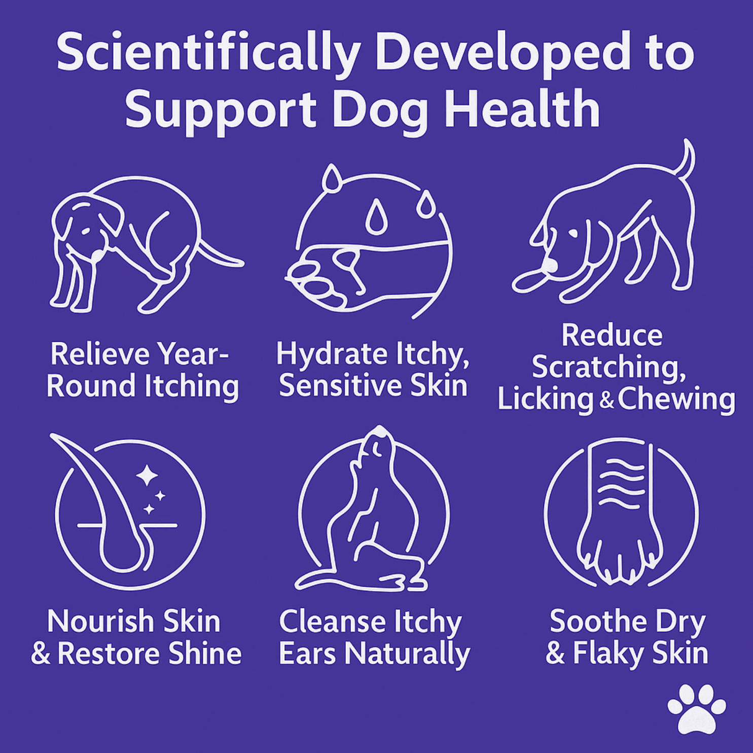 skin relief   treats powerful dog itchy skin relief for itchy skin licking scratching soothe itchy paws ears skin coat and seasonal allergies   chews details 1