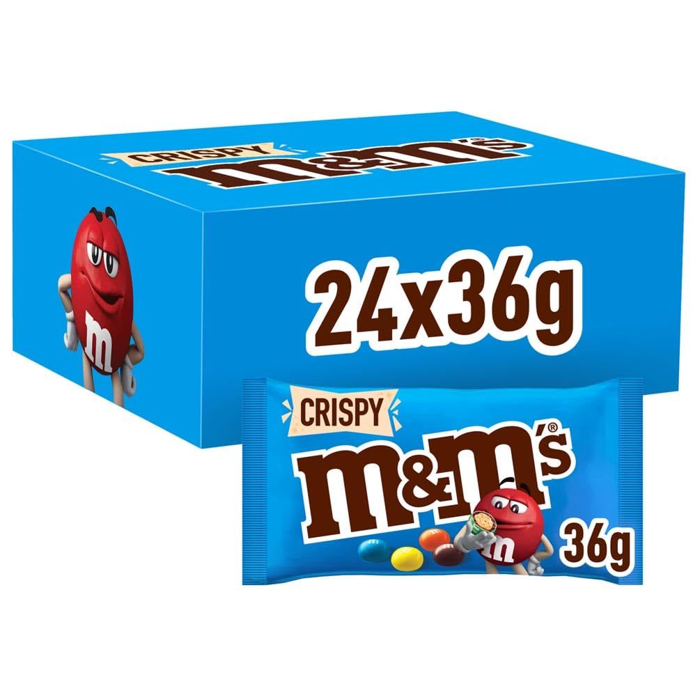 M&m's Crispy Schokolinsen Mini Snacks 24 X 36g (865g)
