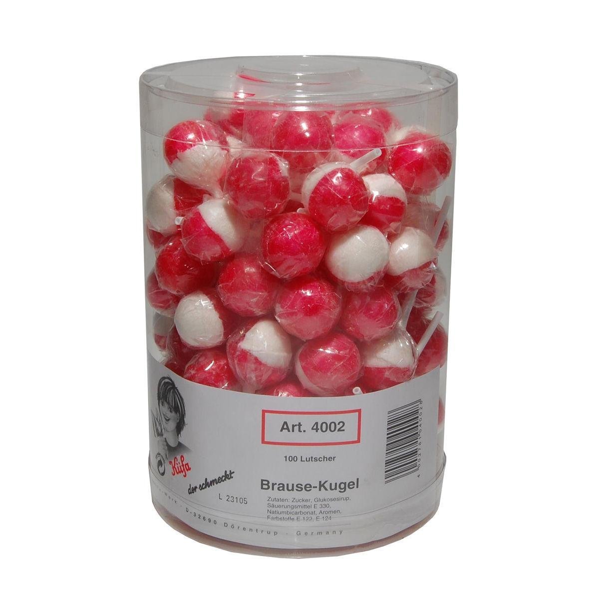 Cup Bubble Ball Lolly, 100 Lollipops (1.6 Kg)