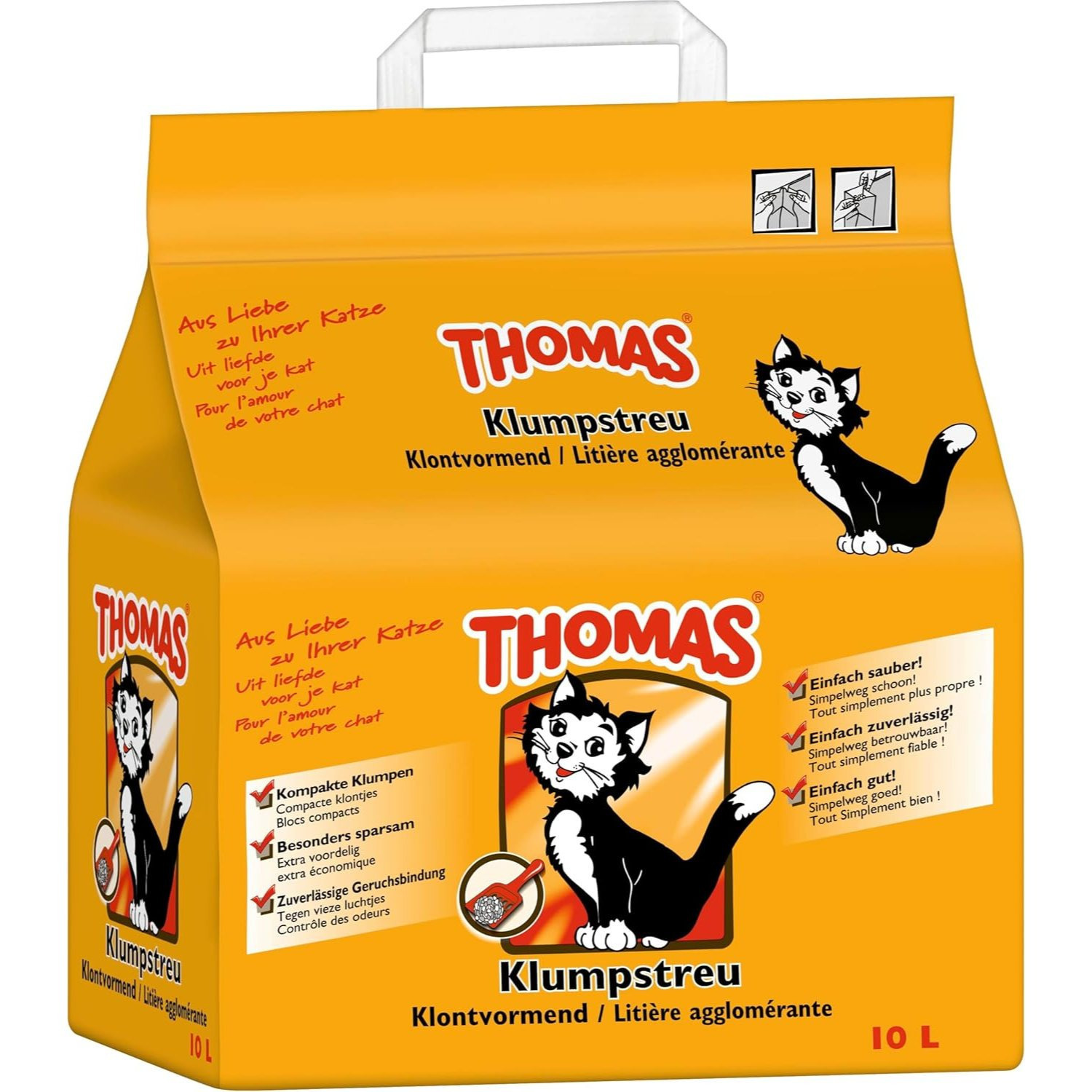 Thomas Odor-absorbing Cat Litter (10l)