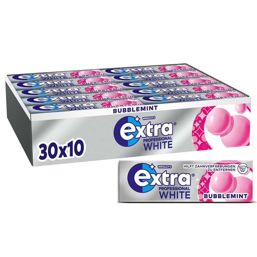 Image of Extra Professional White Bubblemint, Sugar-free Gum, Multipack With 30x10 Dragees