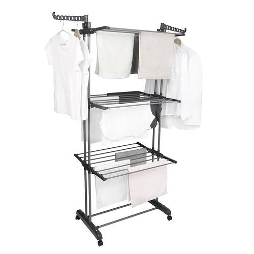 4 tier clothes drying rack large adjustable clothes hanger for indoor and outdoor space saving portable indoor airer drying rack tower dryer