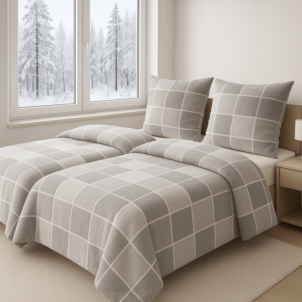 2-piece Bedding Set: 135x200 Cm Duvet Cover X 2, 80x80 Cm Pillowcases X 2, Extra Plush Soft Warm Bed Cover, Cozy Winter Duvet Set, Bed Linen