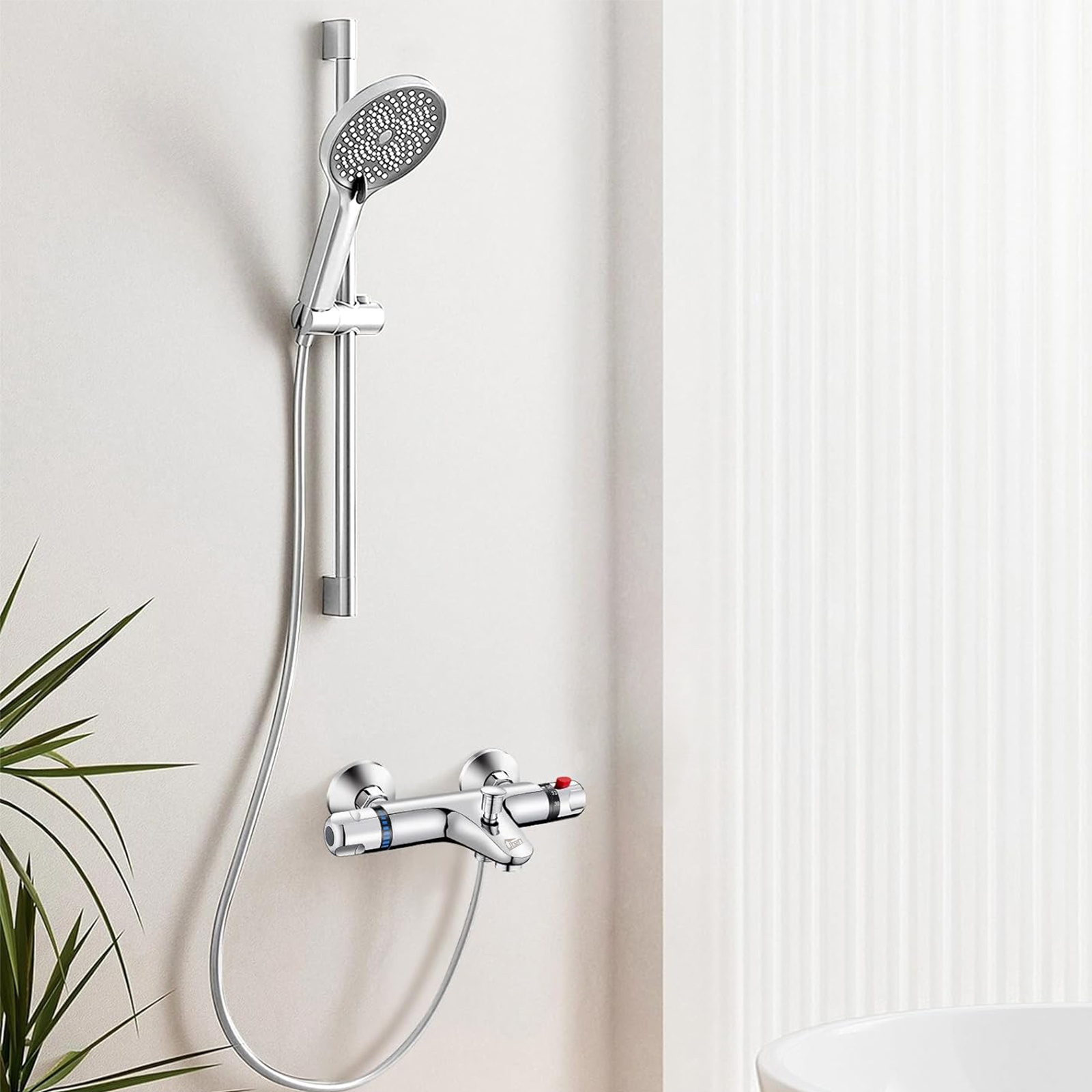 Thermostatic Shower Faucet with Adjustable Temperature Control