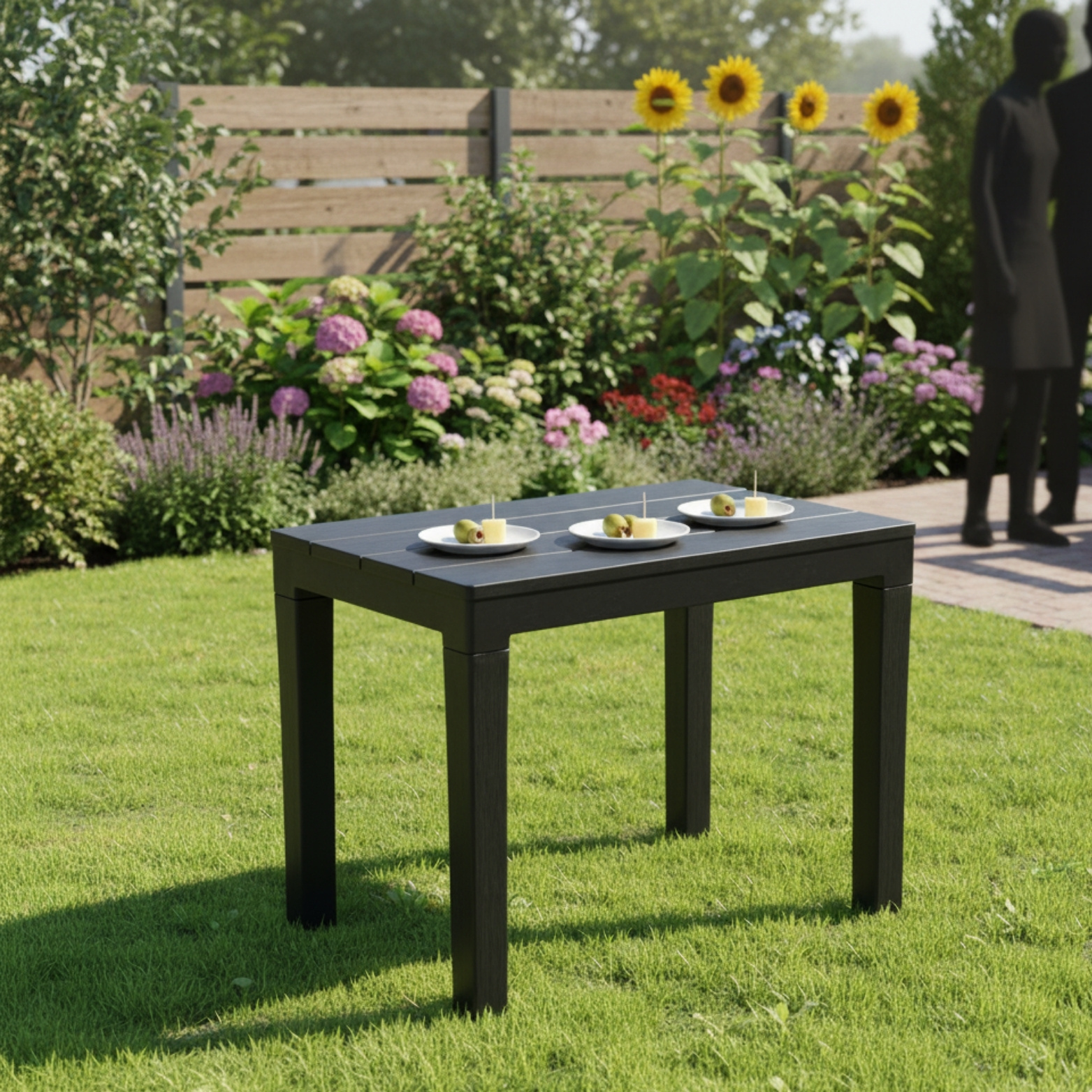 TEMU Side Table Garden Balcony Table Camping Table Garden Table