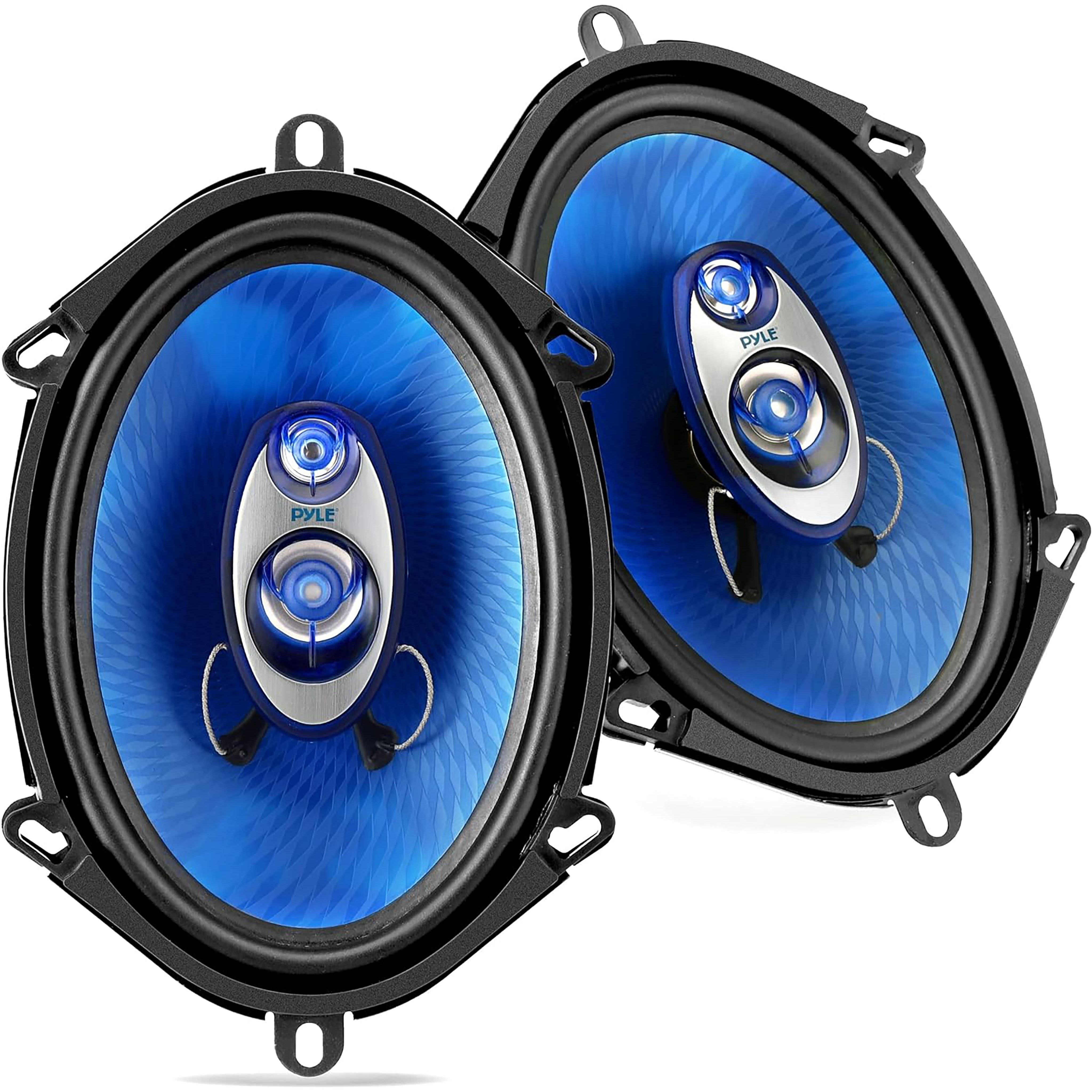 Image of Car Speaker Pair – 3 Way Car Speaker Boxes Sound Set, Car Speaker 300w, In-car Speaker, 4 Ω , ¾" Tweeter – Suitable For 5x7" & 6x8" (127x178mm & 152x203mm)
