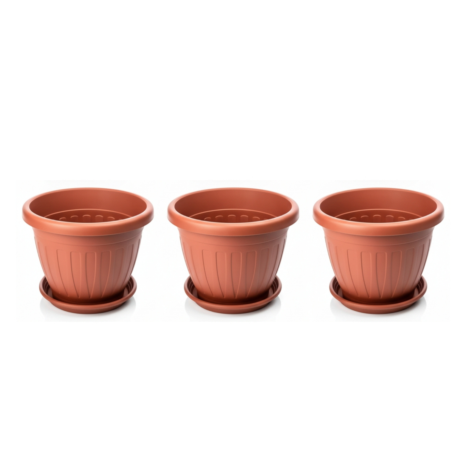 E-shop Blumentopf Set mit Untersetzer ø 33 cm