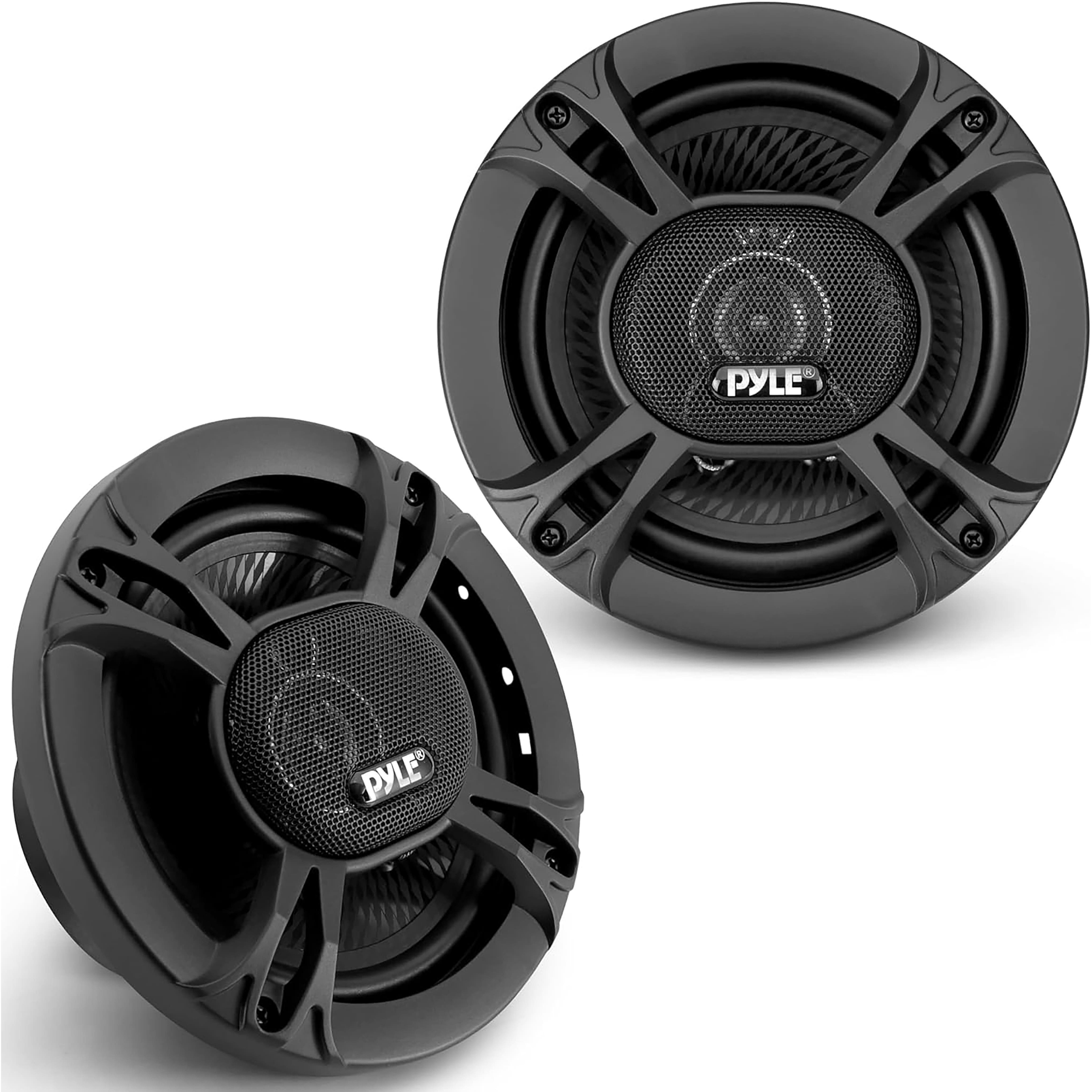 Car Speakers 165mm, 3-way Car Speakers, Car Speaker Boxes 300 W, In-car Speaker Box Set Pair 4 Ω , ¾" Tweeter, 1", Mid-range Speakers, Complete Set With Installation Accessories