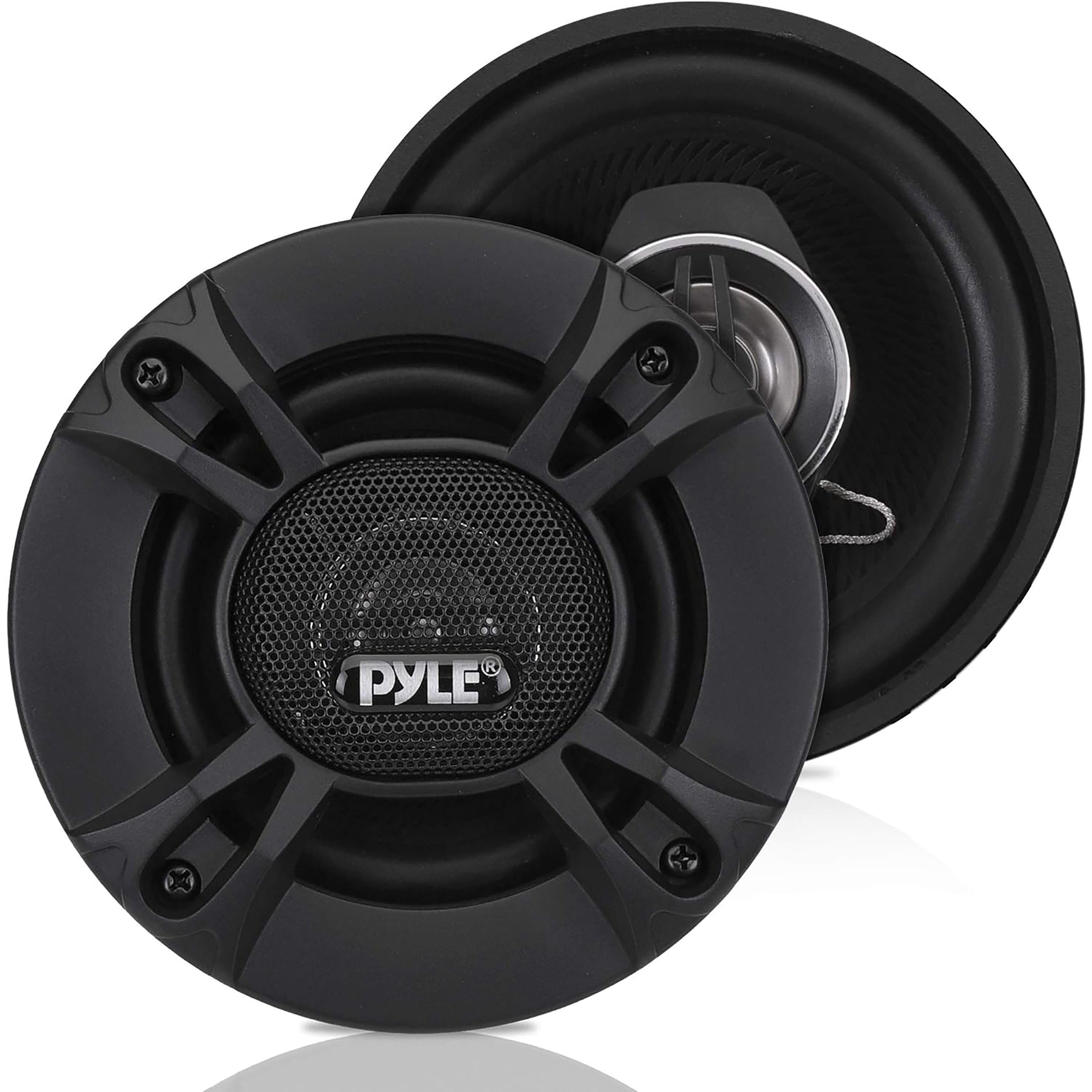 Image of 2-way Car Speakers 10cm (4") – 240w Car Speakers, 4 Ω , 1/2" Neodymium Tweeter, 4.6cm (1.81") Installation Depth, Asv , Poly Injection Membrane – Pair Of Built-in Speakers