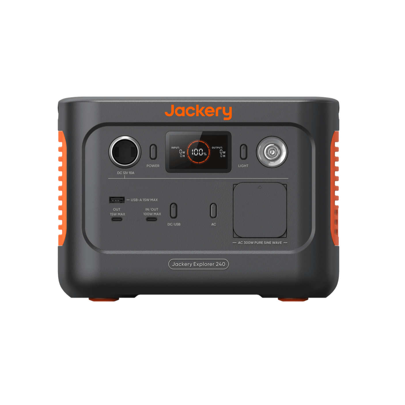 Image of 240 V2 Portable Power Station, 256wh Lifepo4 Solar Generator With 300w Ac/100w Usb-c Output, Outdoor Generator For Camping, Travel, Emergency
