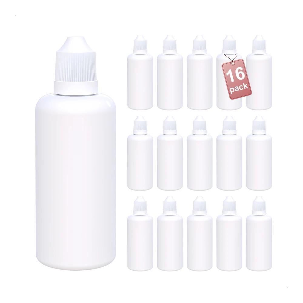 TEMU LG Luxury & Grace Botellas con Gotero de Polietileno Pack 16 x 60 ml - 98 x – Tapón de Hermético