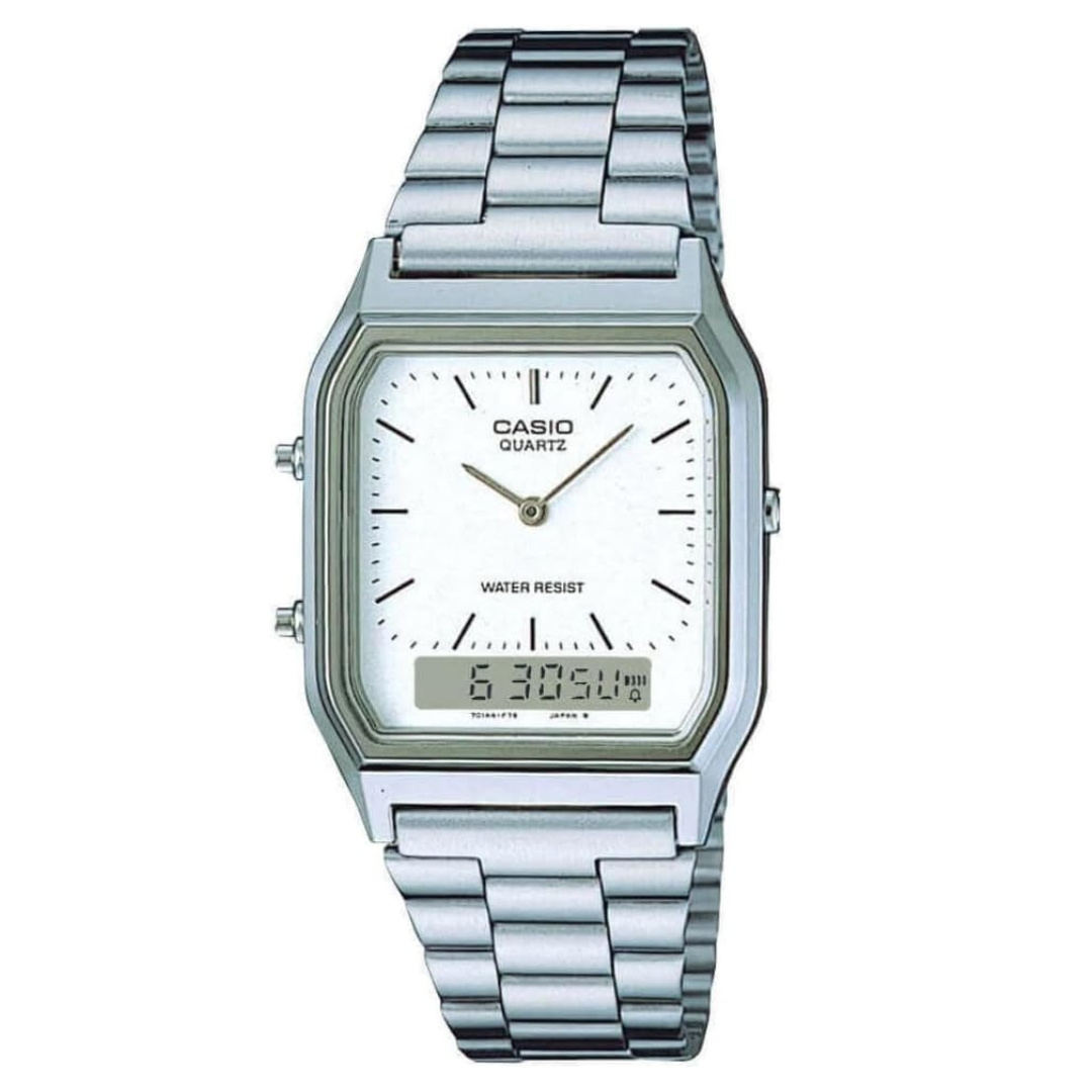 Image of Aq-230a-7d Unisex Retro Wristwatch