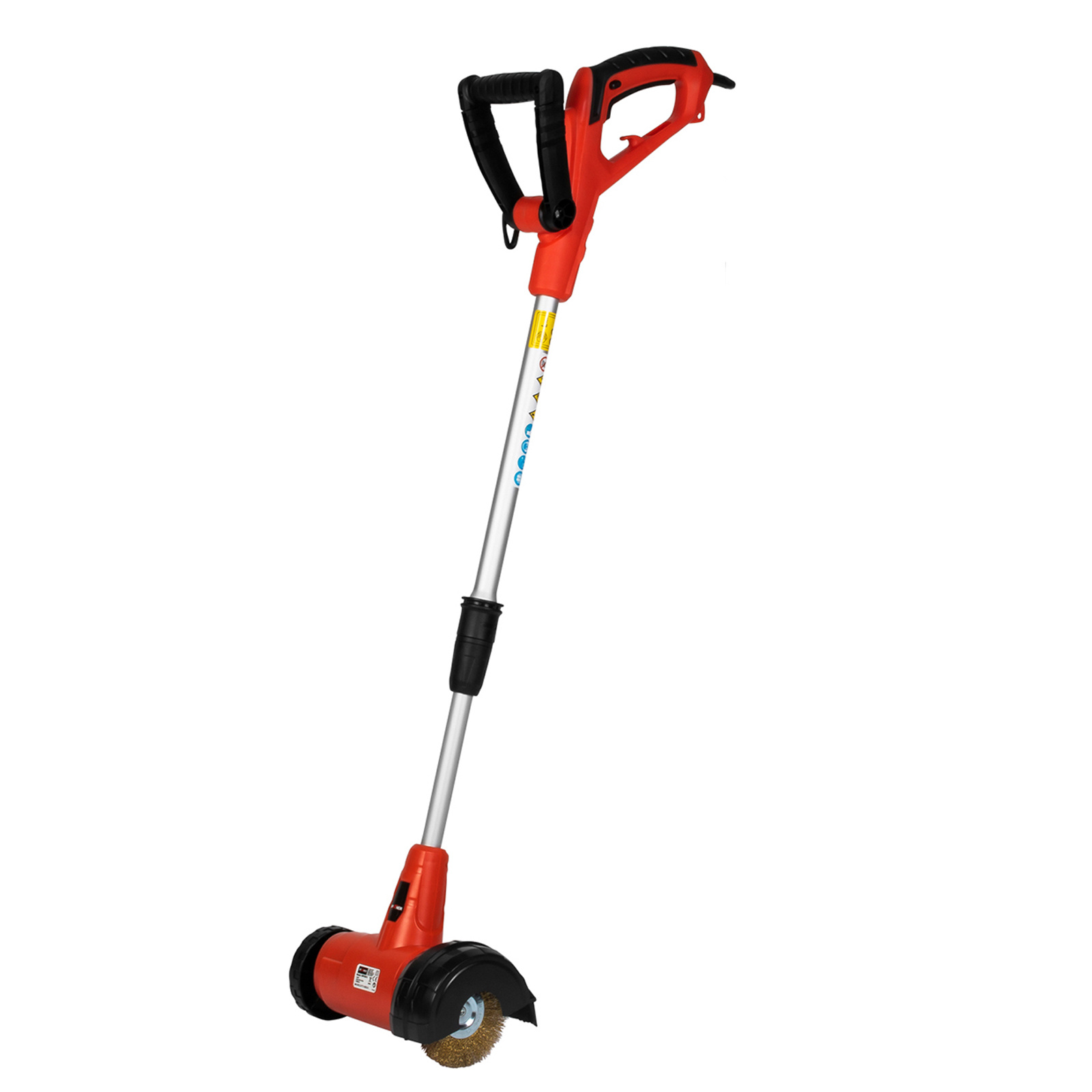 400w Electric Grout Brush With 2 Brushes, Ergonomic Handle, , And Splash Guard – Grout Scraper, Weed & Moss Remover, Grout Brush, Weed Killer, Sidewalk Cleaner