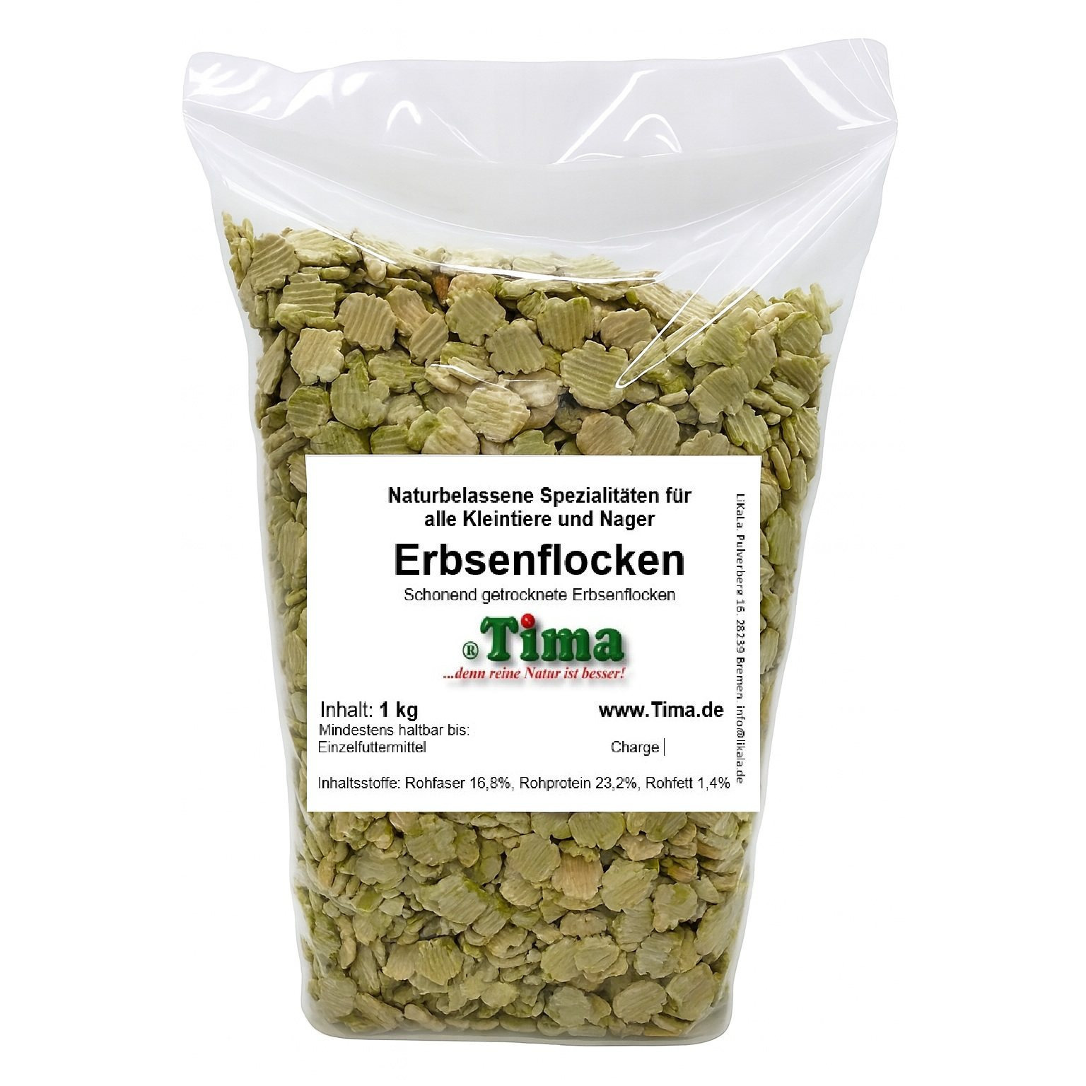 Pea Flakes 1kg For All Small Animals And Rodents