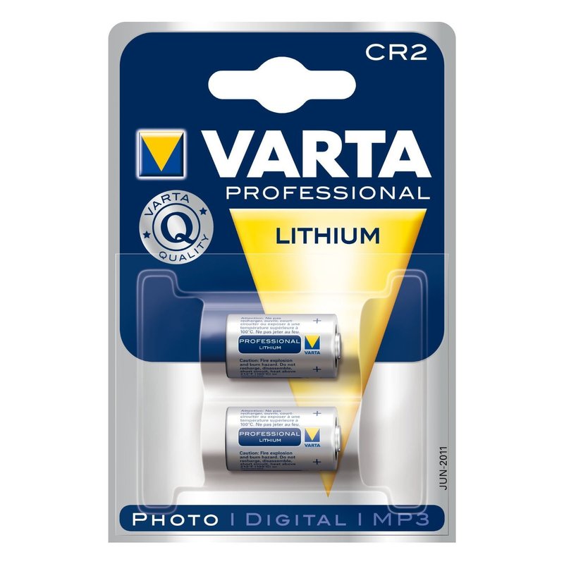 Varta Lithium Cylindrical Cr2 Blister 2 Pile Photo Cr 2 Lithium 880 Mah 3 V 2 Pc(S) - Image 3