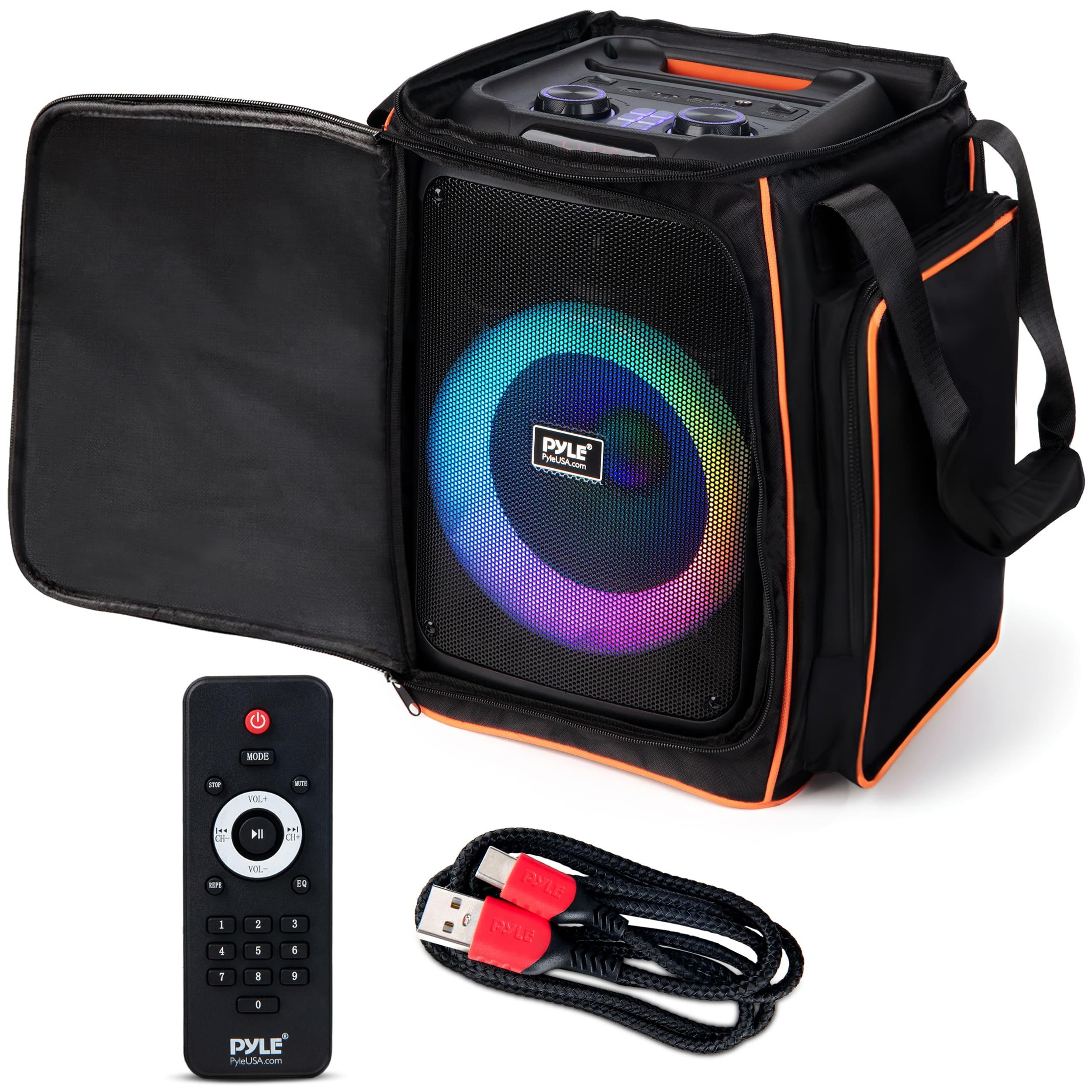 Image of Music Box, Bluetooth Speaker, Party Box, Sound Box 100w Power, Rich & Clear , Dj Speaker With Party Led Light, Large Speaker With Remote Control & Carrying Bag, Indoor/outdoor