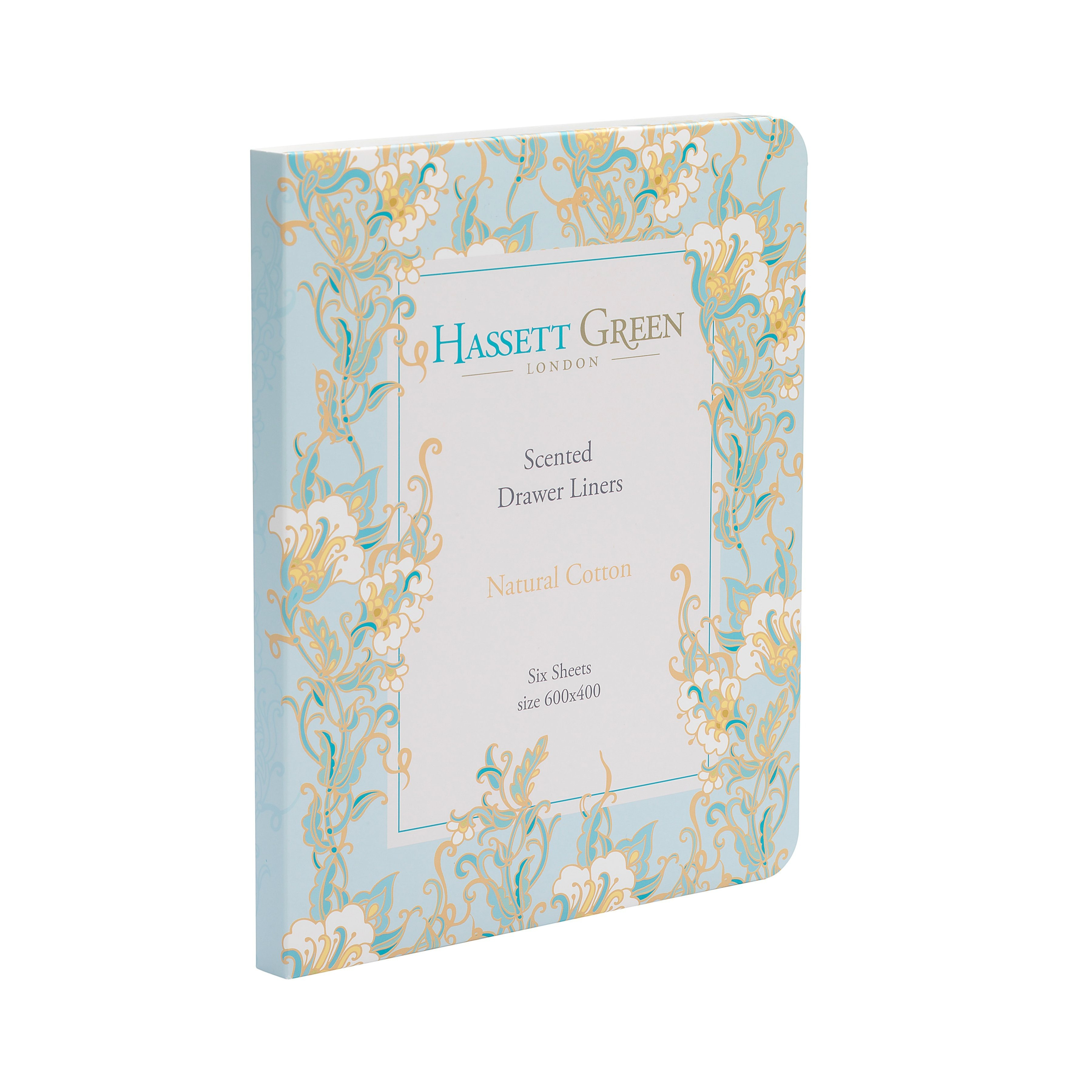TEMU Scented Drawer Liners - Single Pack Of 6 Paper Sheets Size 600 X 400mm - Luxury Floral Fragrance For Your Drawers & Cupboards - For Her Or Him -