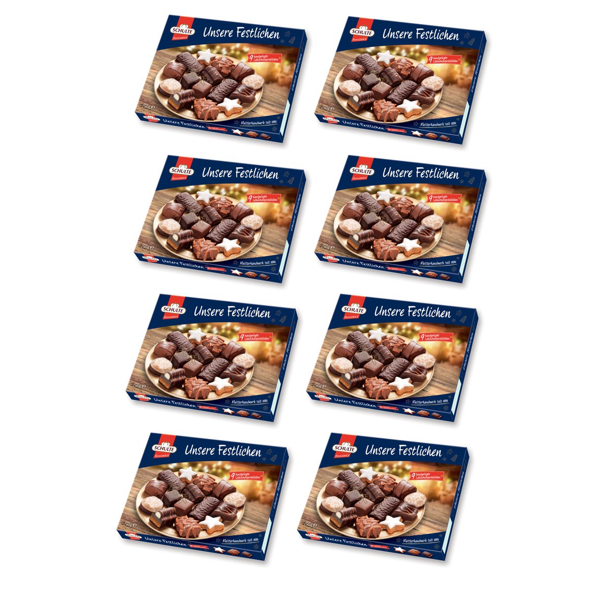 Image of School Our Festive Gingerbread Specialties 250g 8-pack