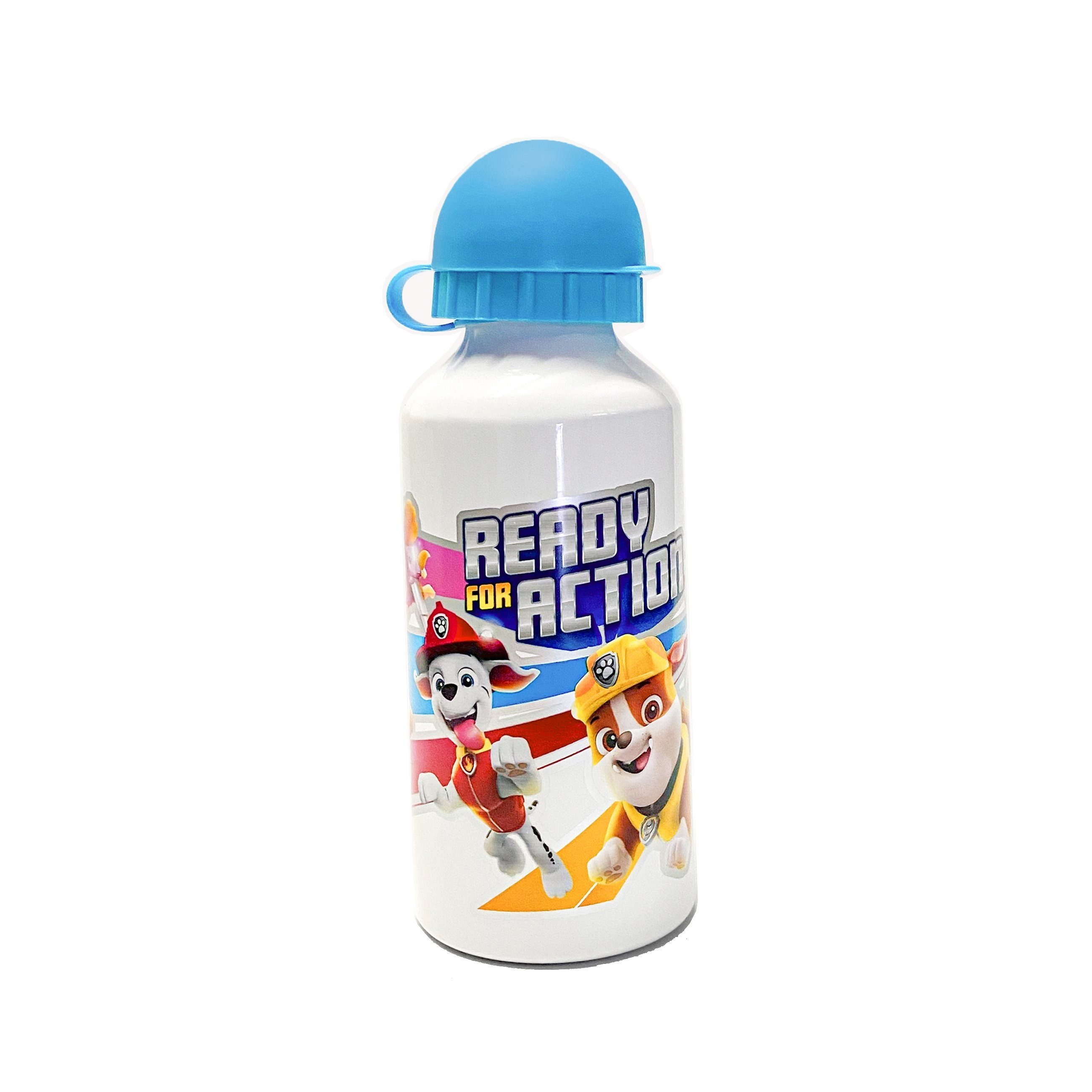 Water Bottle For Kids 400 Ml - Aluminum Sports Bottle - Wide Neck & - Design | Licensed Product | Ideal For Kindergarten School Trips Gift | For Children From 3 Years Old