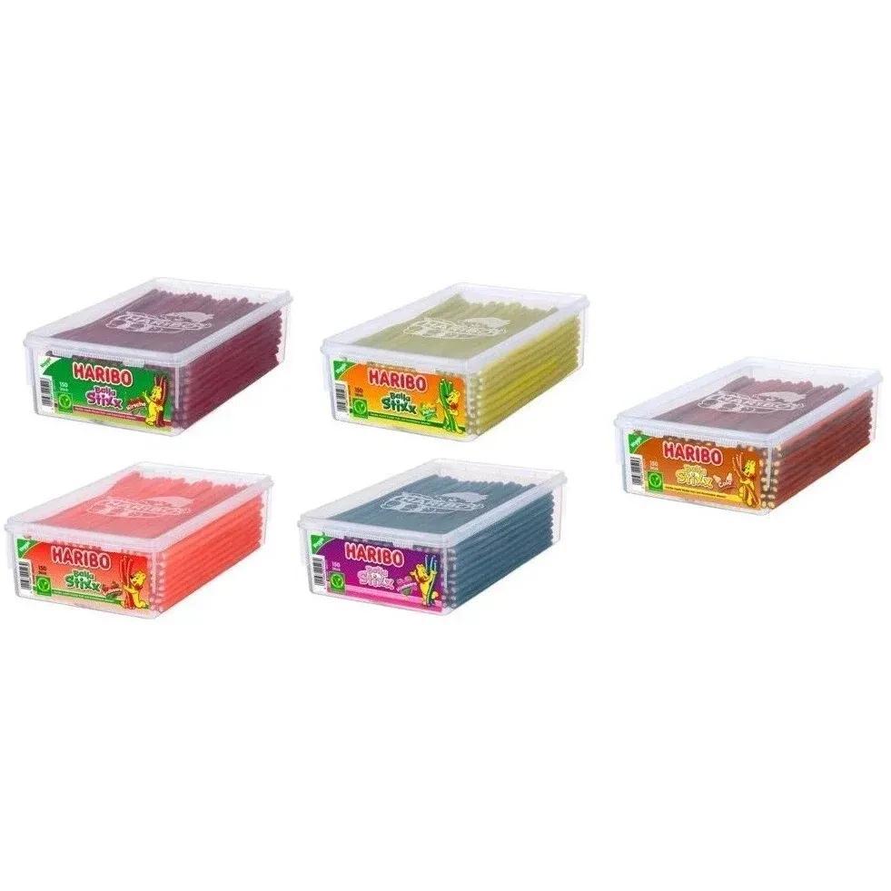 Image of 5 Packs Of Haribo Balla Stixx Mix Of 5 Varieties, 1125g, 150 Balla Balla Sticks, Vegan, Cherry / Cola / Strawberry / / Blackberry