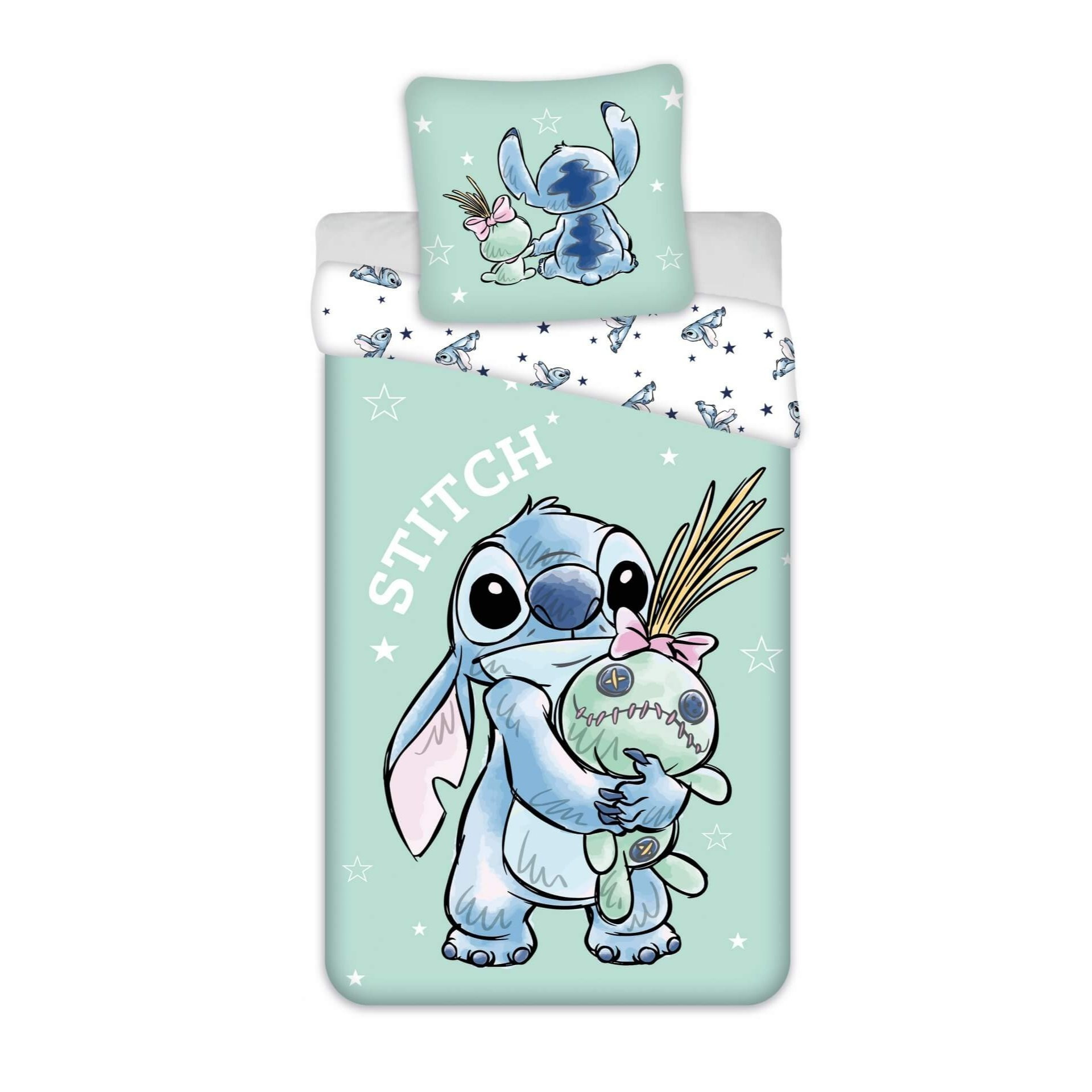 Image of & Reversible Duvet Set And Scrump Duvet Cover 135x200 Pillowcase 80x80cm German Size Single Bed 100%zipper Closure Children's Bedding 2pcs Bed Set With And Doll Scrulle