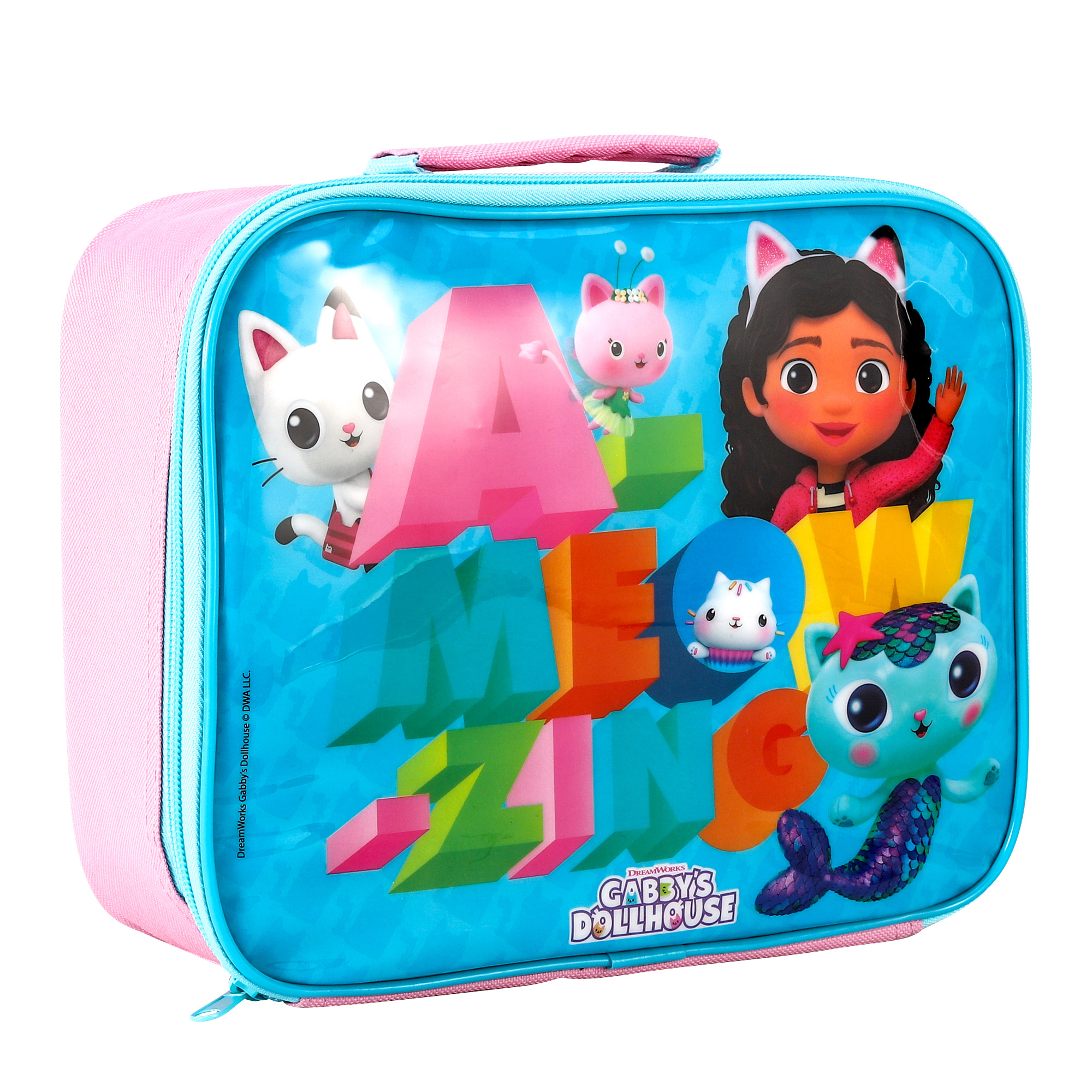 TEMU 's Dollhouse Rectangular Insulated Lunch Box Bag For Boys And Girls, For Packing Hot Or Cold Snacks For School And Travel, Bpa Free