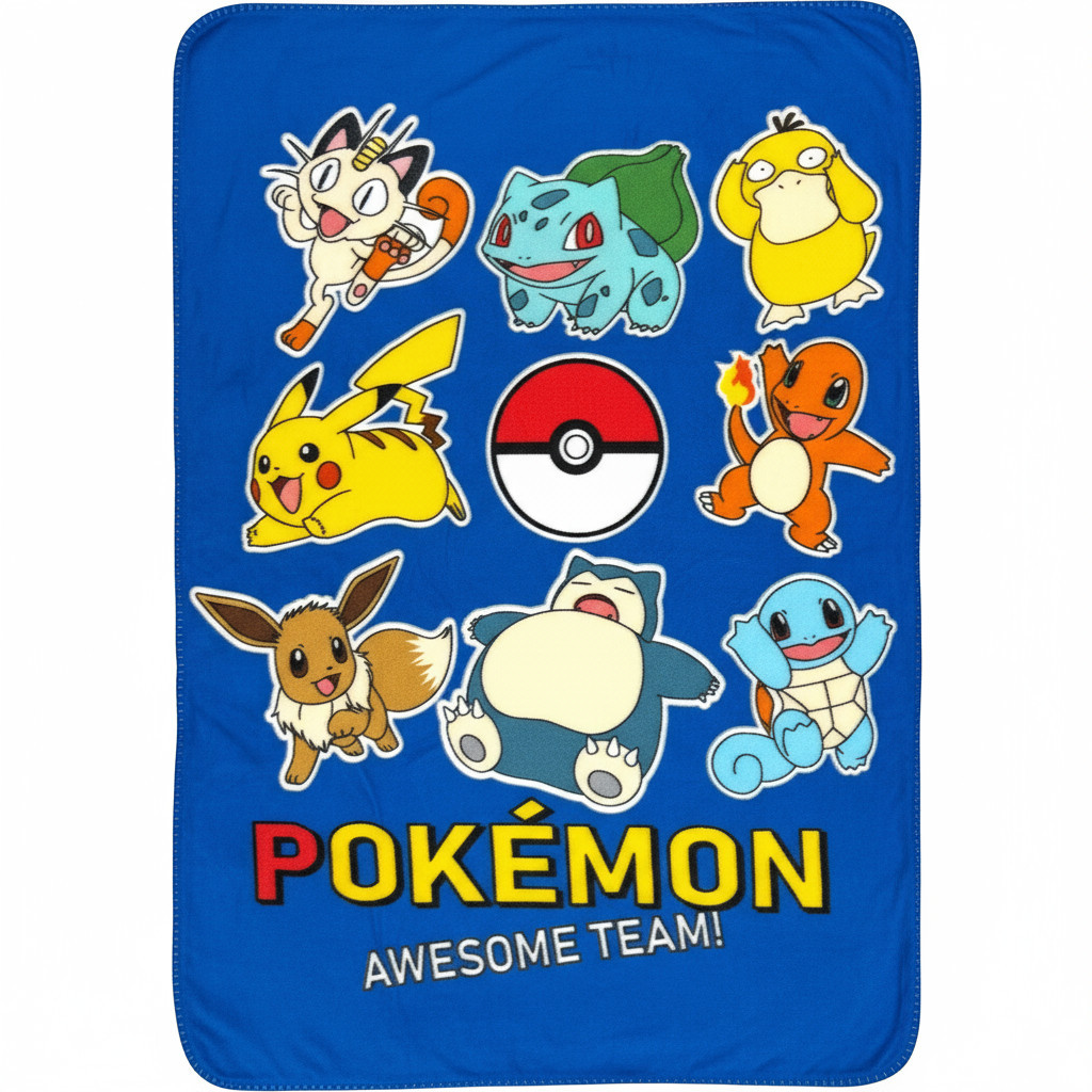 - Official Soft And Warm Cover 100x140cm For Kids With Pile Print Gift Idea