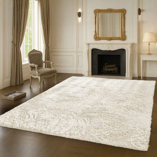 1 soft shaggy rug ultra luxury non slip polyester area mat pet friendly floor mat area rug for living room washable decor