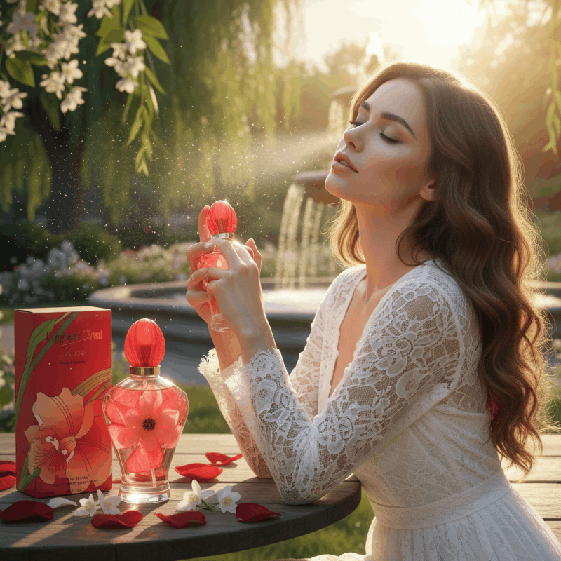 TEMU Women's Floral Feminine Fragrance Eau De Perfume Spray For Women 100ml. Ladies Perfume Gift For Christmas, An Ideal Gift For Her. Beautiful