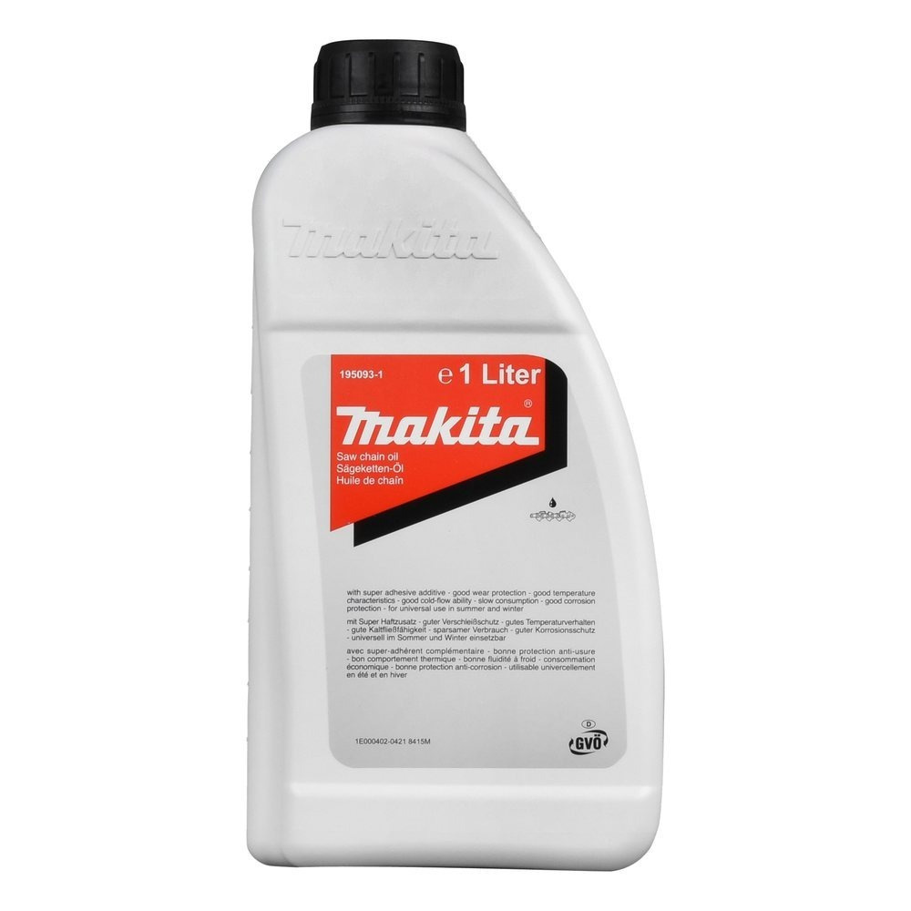 Makita Chainsaw Oil Mineral Plus 195093-1, 1,000 Ml