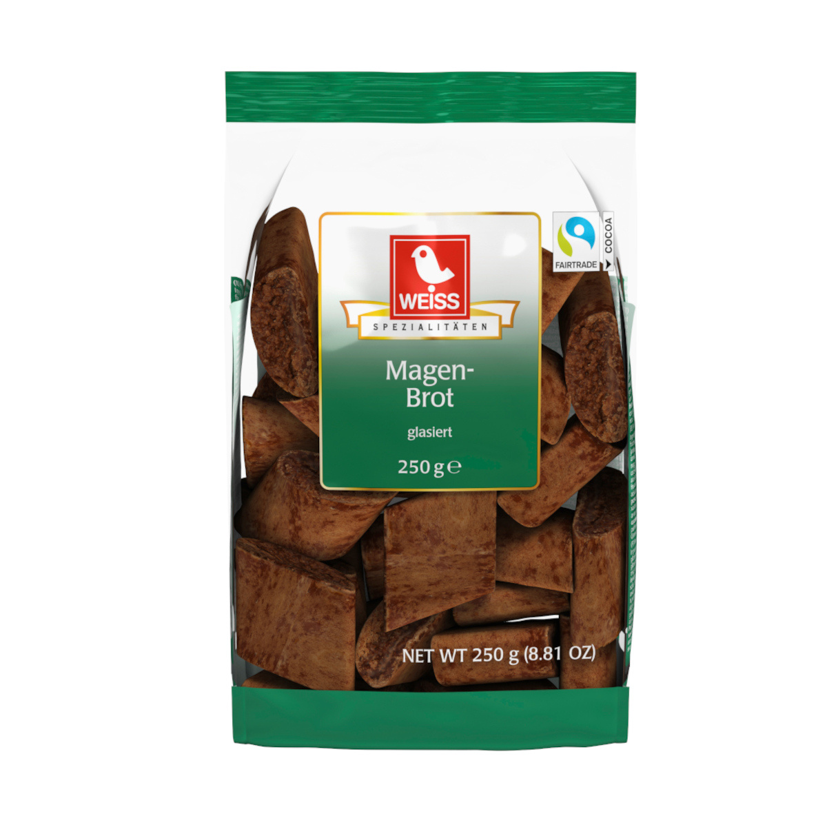 White Gingerbread Glazed Lebkuchen With Selected Spices 250g
