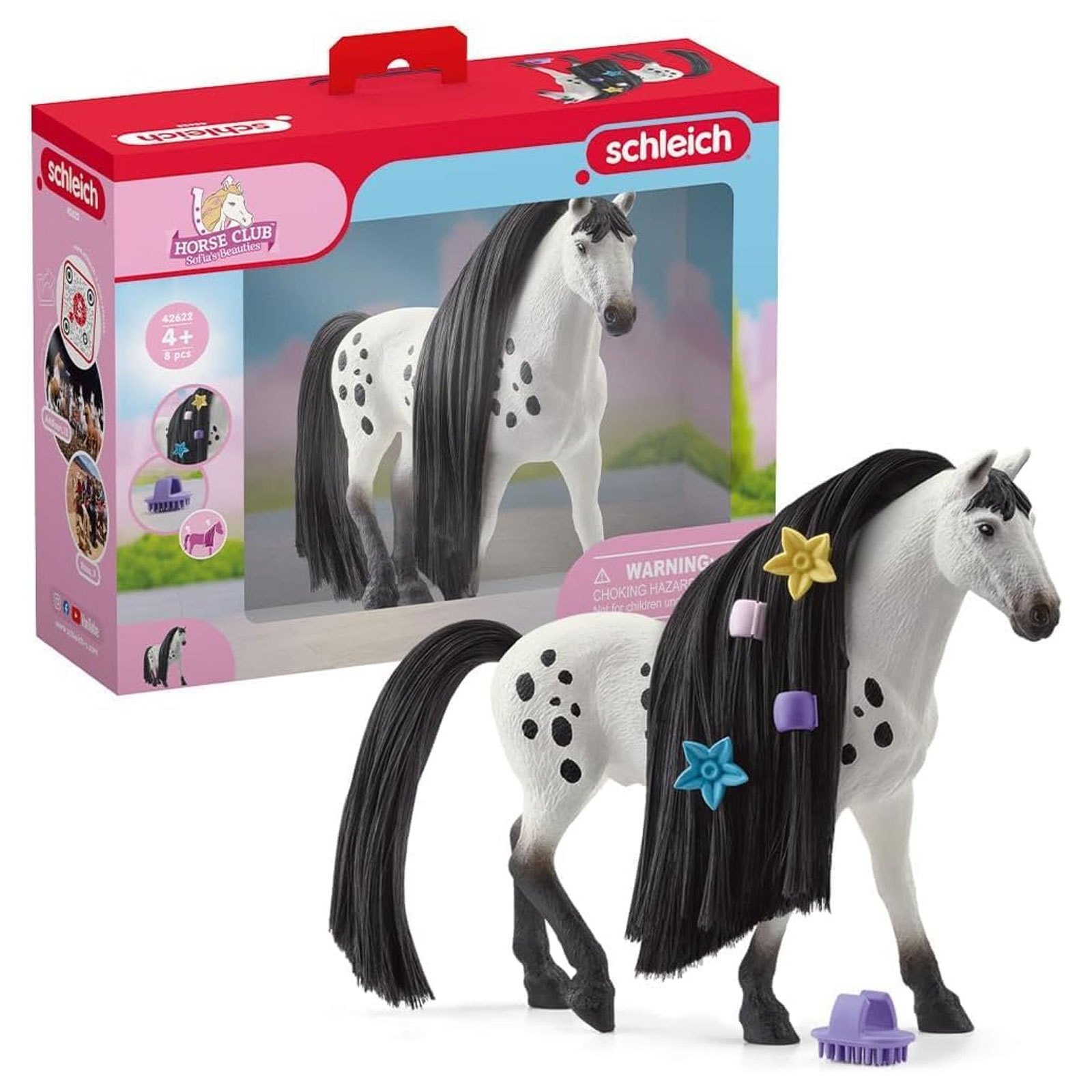 E-shop Schleich 42622 - Pferdeclub - Schönheitspferd Knabstrupper Hengst