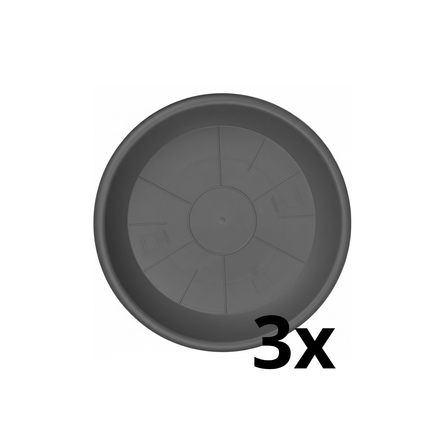 3 Flower Pot Coaster Ø 50 Cm