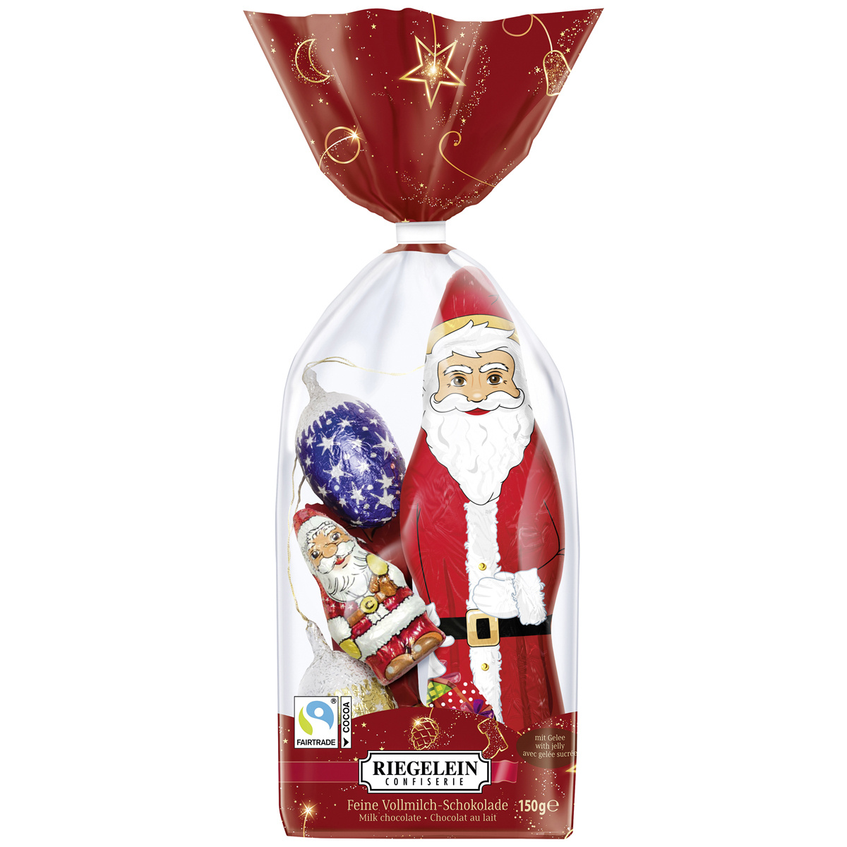 Image of Hans Riegelein & Son Ltd. & Co. Kg Riegelein Christmas Mixture Made Of Whole Milk Chocolate 150g