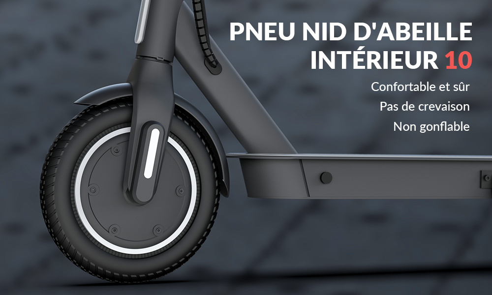 Trottinette Électrique Adulte 5TH WHEEL 10 Pouces, Moteur Pic 700W, 25 km/h, Pliable avec Écran LED, Batterie 36V 7,5Ah, Autonomie Max 35 km, Suspension Arrière, Clignotants et Pneus Solides pour une Mobilité Urbaine Sécurisée