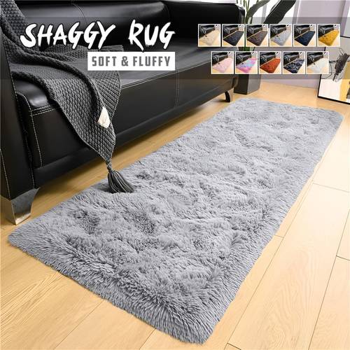 1 shaggy rug non slip shaggy floor mat for living room bedroom large plush modern runner area rug for home decor durable easy to