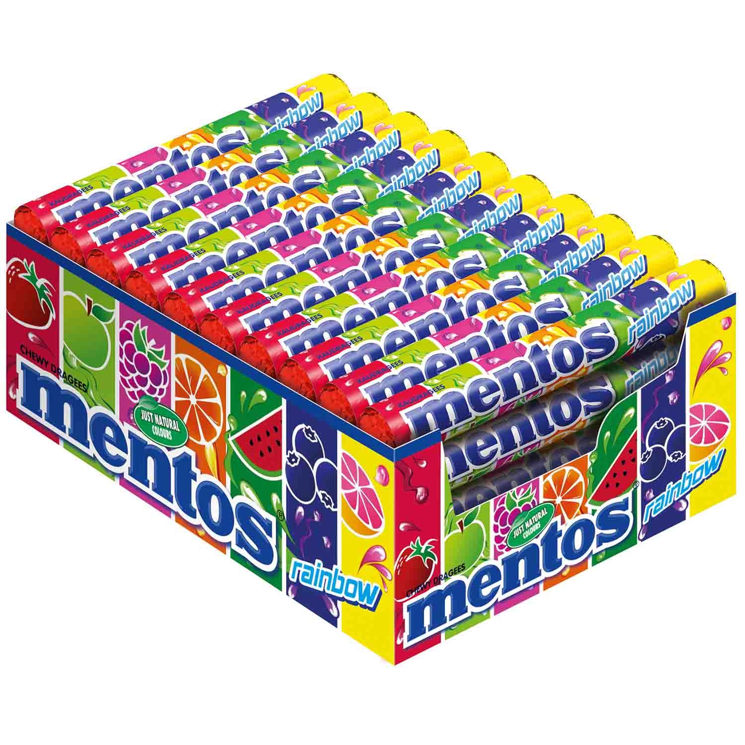 Mentos Kaubonbon Rainbow 40x 37,5g