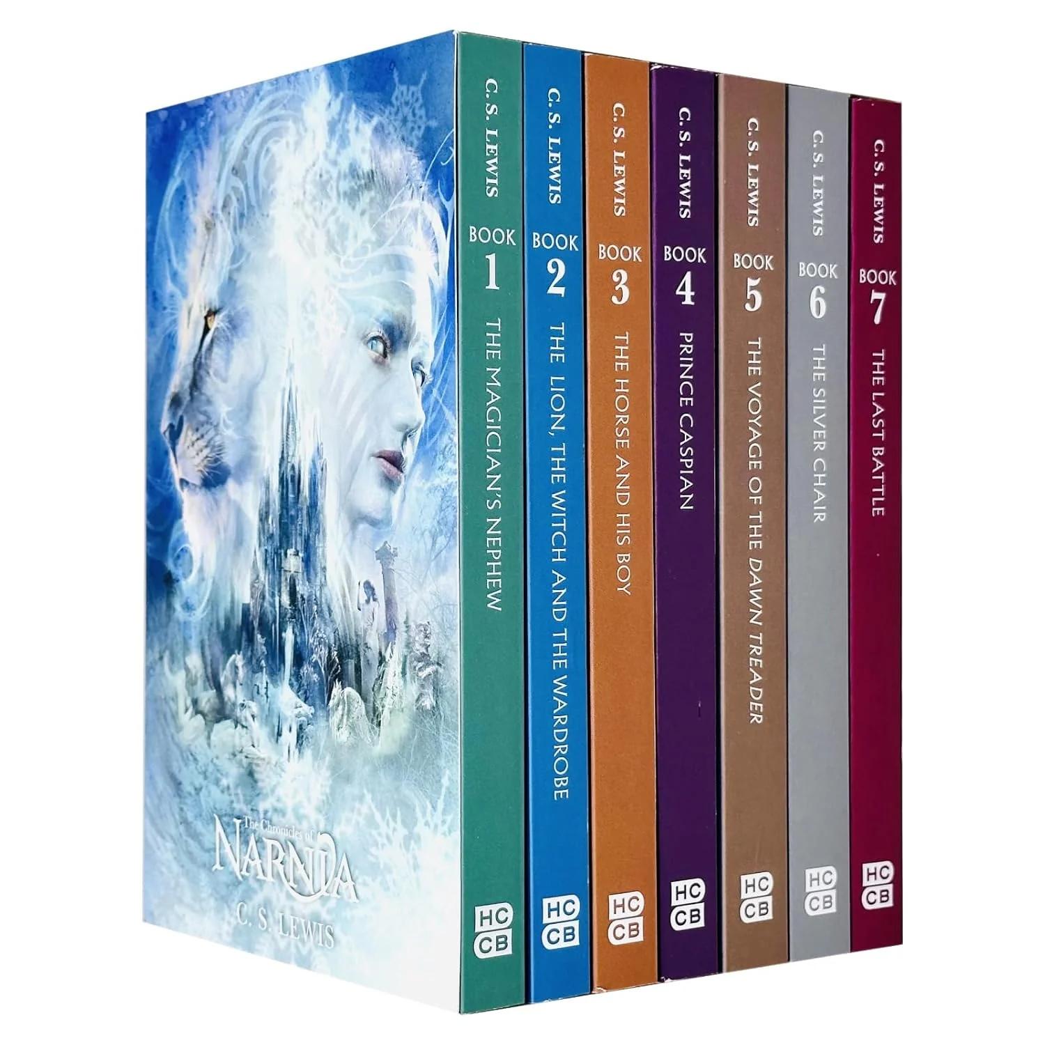 TEMU The Chronicles Of Narnia Collection By C.s. Lewis – 7-book Box Set Pack Vol 1 To 7 – A Classic Fantasy Adventure Series For Young Readers &
