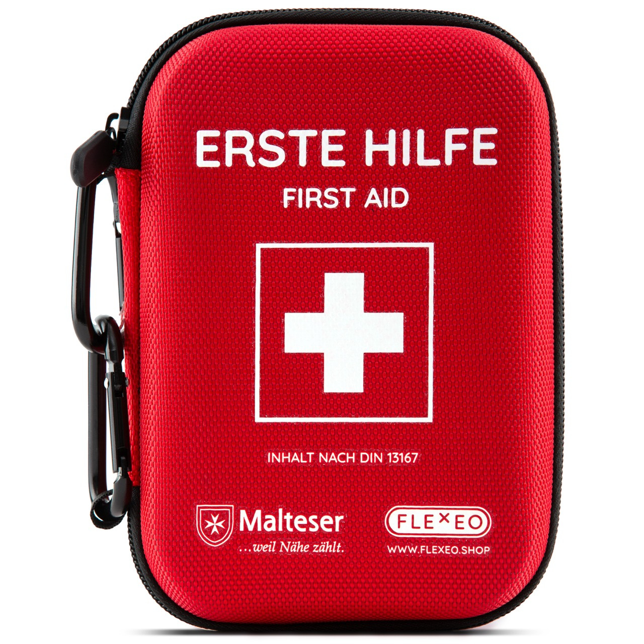 TEMU Erste Hilfe Set Outdoor nach DIN 13167 - Reiseset für Unterwegs, zum Wandern, Camping, Motorrad, Fahrrad - First Aid Kit für den Notfall -