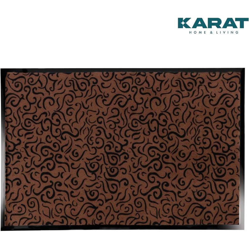 Karat Dirt Trap Mat Brazil - Washable & Non-slip For Indoor Use - High-performance Doormat For The Entrance Area - - Sizes