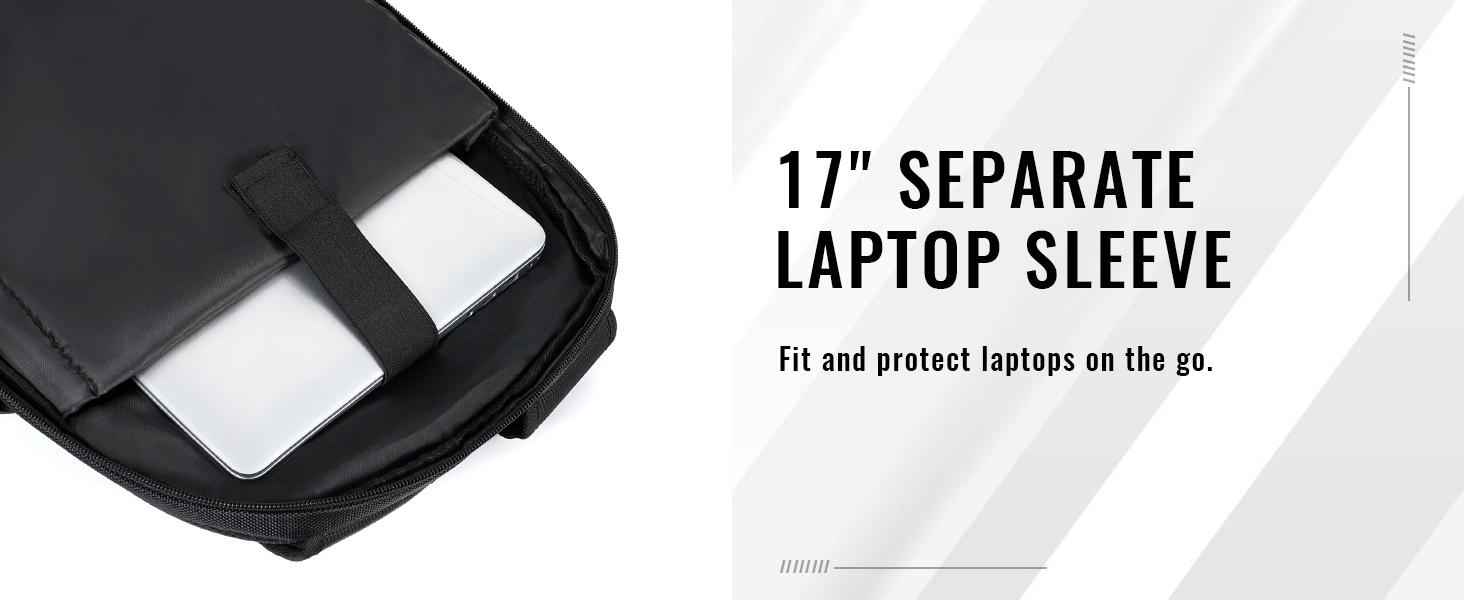 Travel Laptop Backpack Large 50L, 17.3 Inch Work Computer Rucksack for Men, TSA Friendly School Backpack, College Business Laptop Bags for Daily Commute and Travel