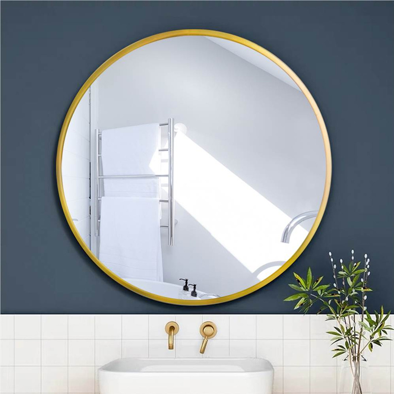 80cm Round Bathroom Shower Mirror, Decorative Makeup Mirror