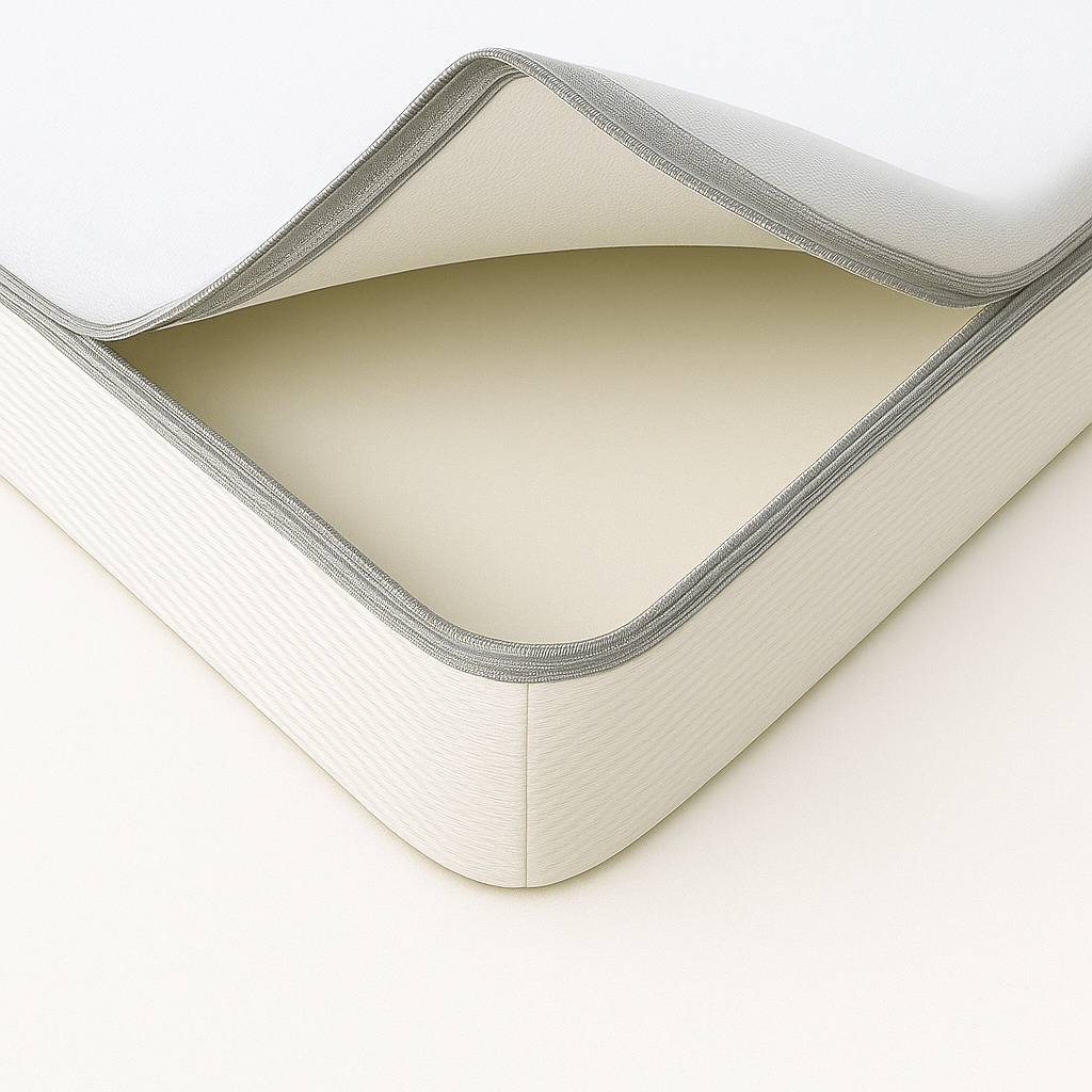 E-shop Matratzenersatzbezug für Matratzen von 19cm Höhe - bis 40 °C waschbar - Antirutsch - 4 seitiger Reißverschluss