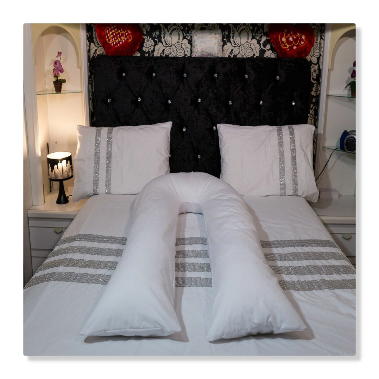 TEMU Chilimilii 9ft Full Body U Shaped Maternity Pillow Pregnancy & Nursing Support U Pillow