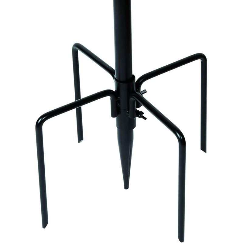 TEMU Crystals Heavy Duty Bird Feeding Station For Ground Spikes Stand, 22 X 27 Cm, Designed For 3cm Pole Diameter, Durable Outdoor Garden Feeder To